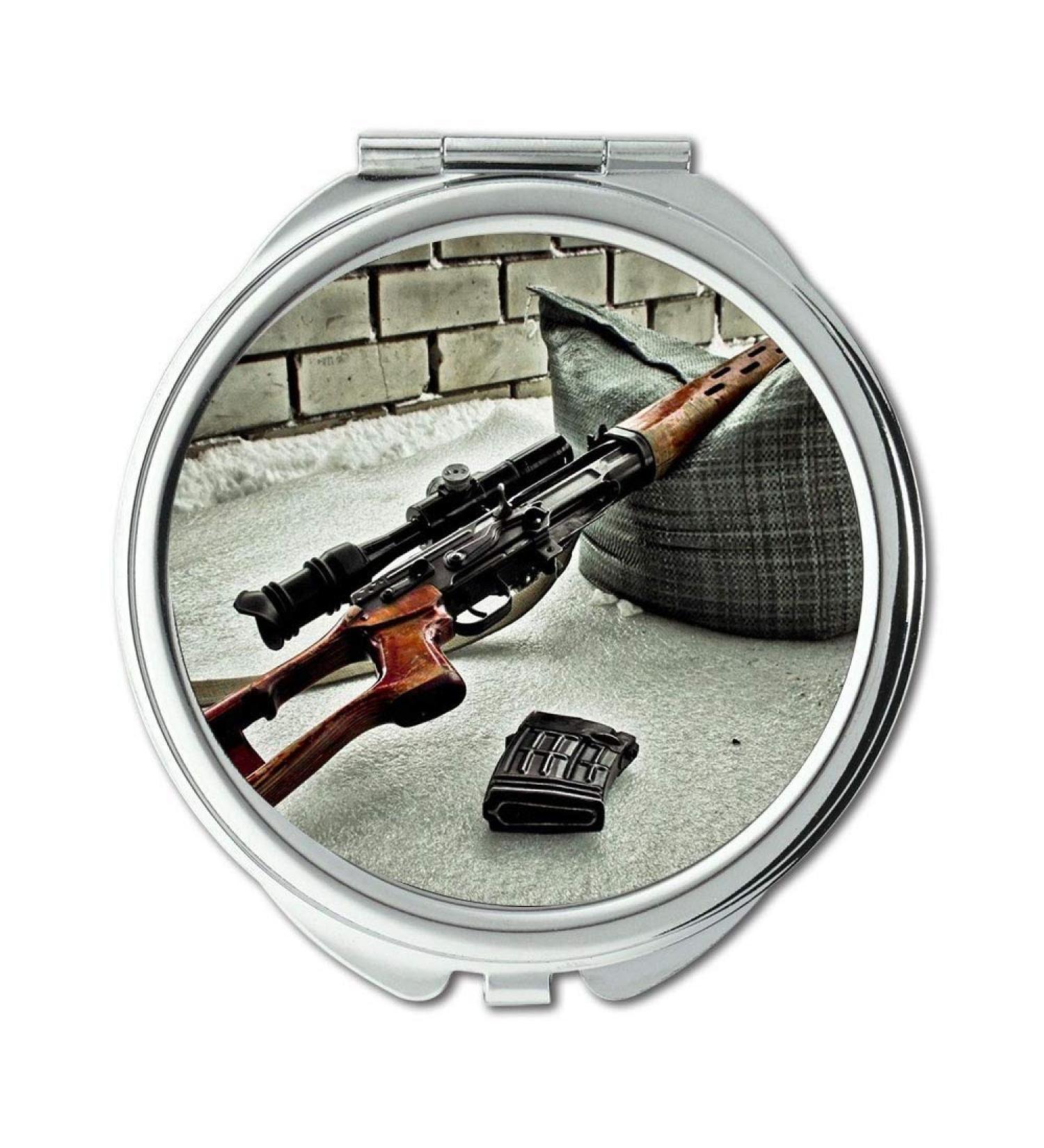Mirror Travel Mirror gun magazine holder Round Mirror gun hd s pocket mirror portable mirror - Buy Online on GoSupps.com