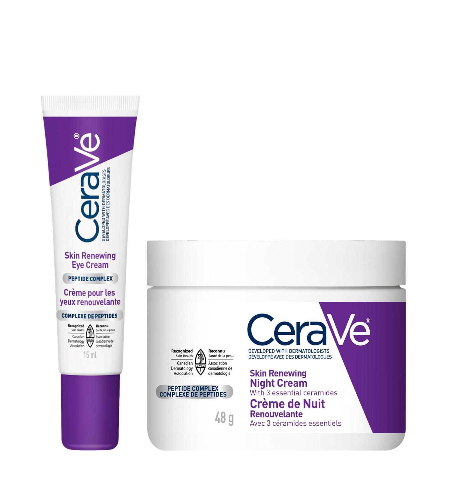 BUNDLE : Skin Renewing Night Cream + Rewening Peptide Eye Cream BUNDLE: Night Cream & Peptide Eye Cream - Buy Online on GoSupps.com