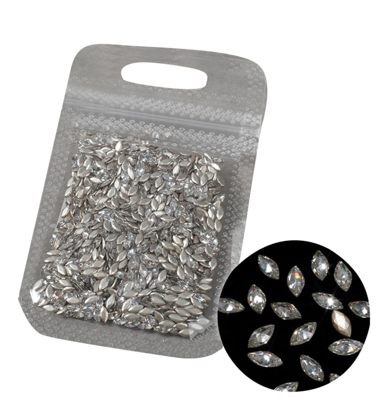 1440pcs Nail Rhinestones Flat Back Nails Craft Create Beautiful Nails Art And Decorations Clothing Embellishments Nails Art Decoration 05 horse eye - Buy Online on GoSupps.com