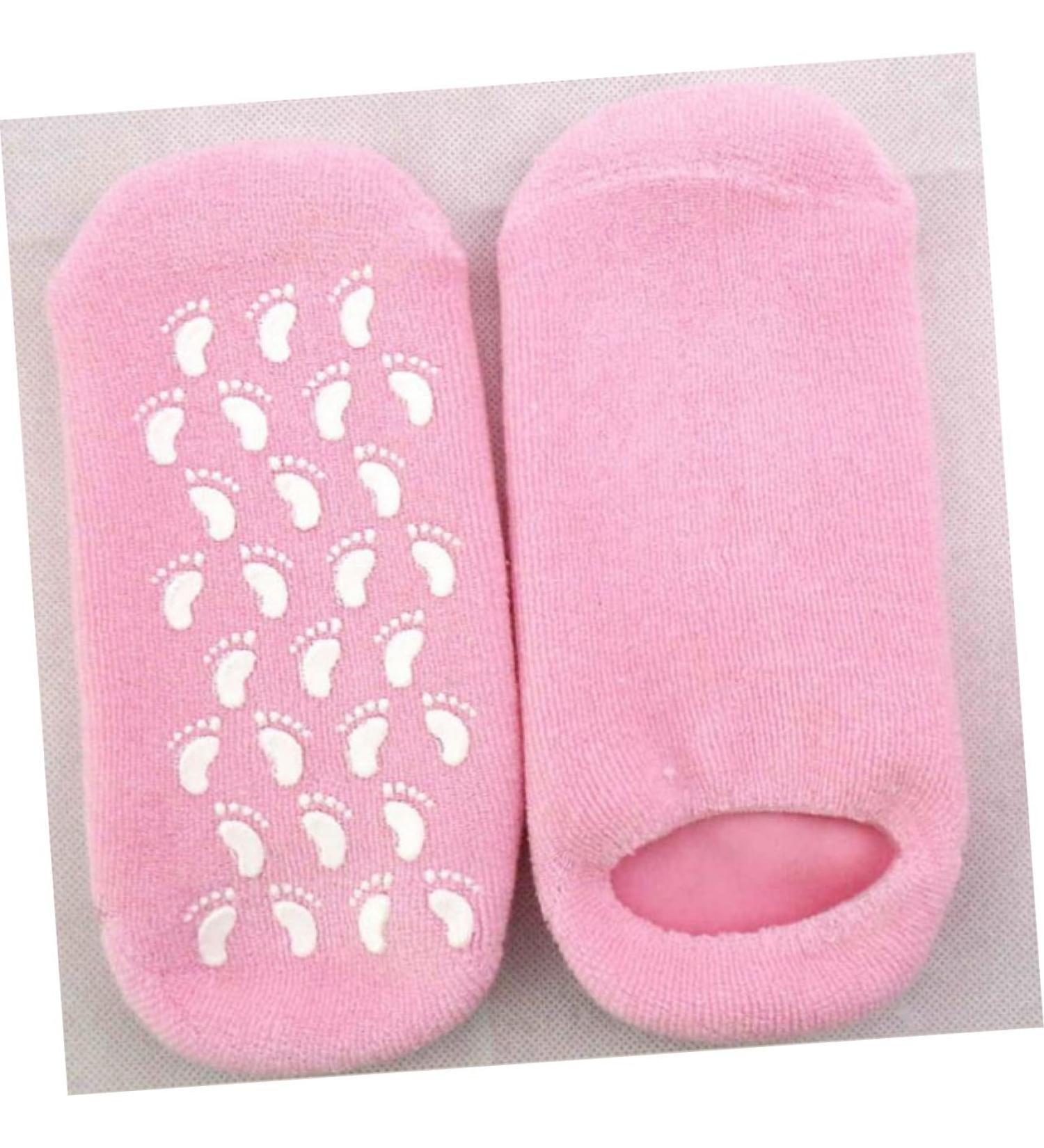 Ipetboom Soft Moisturizing Socks Socks Gloves Treat Dry Heel Cracked Heel Feet Sock Sleeves Dry Feet Care Supplies Gel Miss Boots Foot Moisturizing Gel Socks medium - Buy Online on GoSupps.com