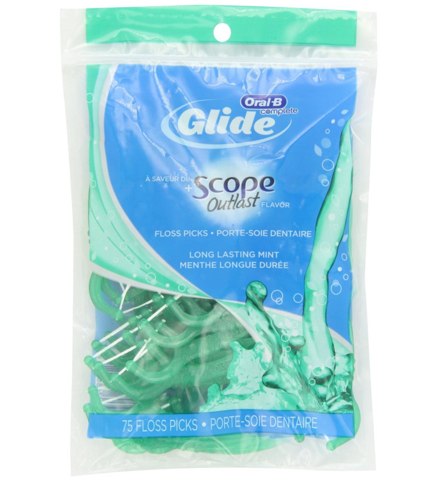 Buy Oral-B ADV Floss Pick with Scope (75 Pack) - Best Dental Care for a Bright Smile | International Shipping Available - Buy Online on GoSupps.com