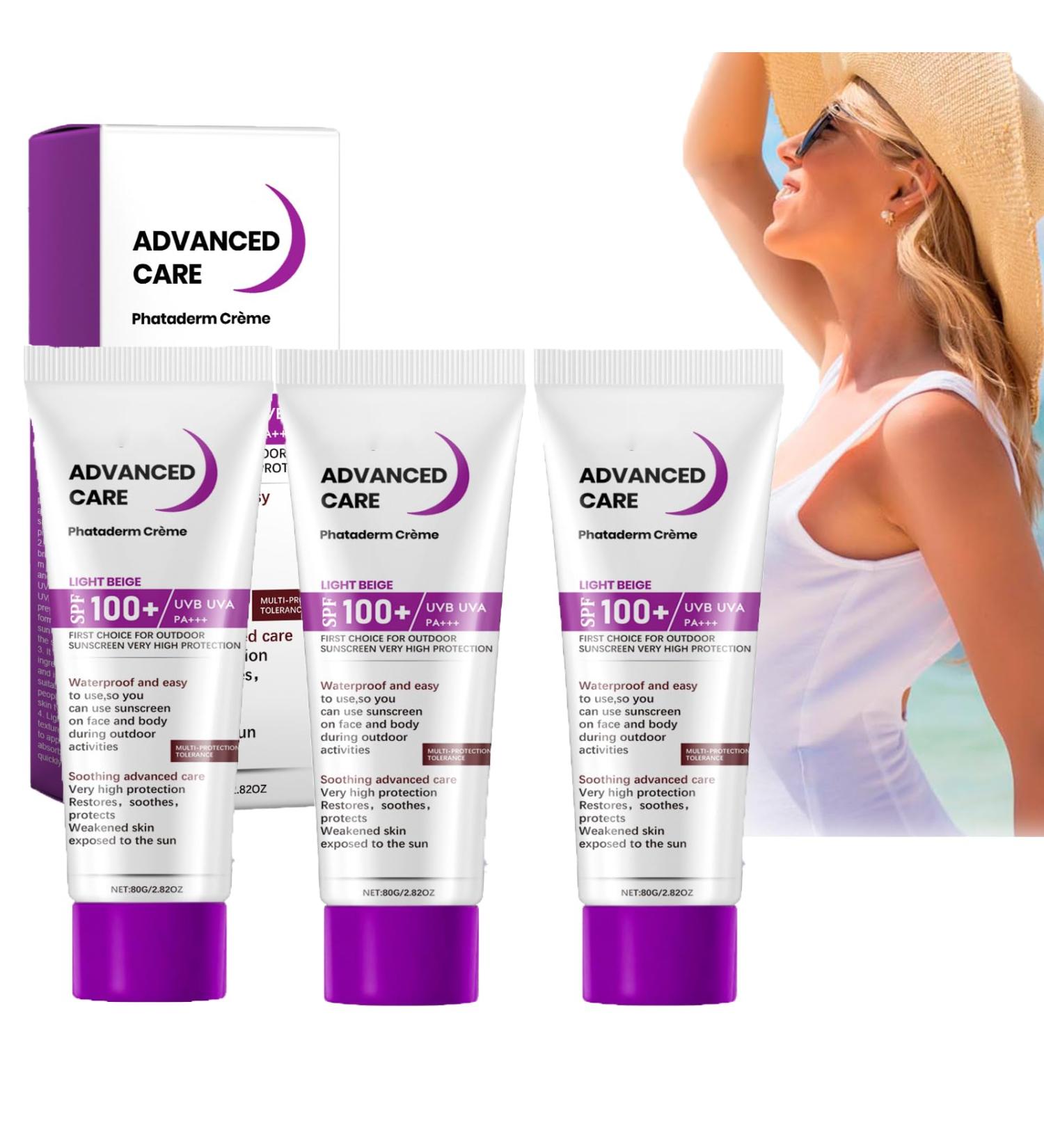  Generisch Sunscreen 2024 Sunscreen SPF 100 SPF 100 Face & Body SPF 100 Soothing Sun Protection with UVA/UVB Protection for Travel Waterproof & Non-Greasy (3 Pack) - Buy Online on GoSupps.com