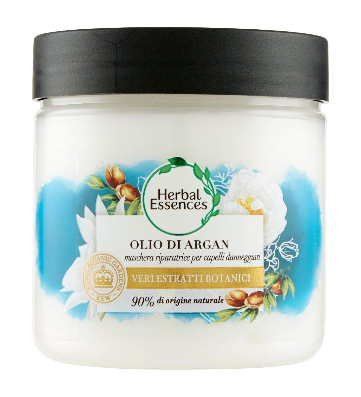 Herbal Essences Restorative Hair Mask with Argan Oil - Protects Against Styling Damage | 250 ml - Royal Botanic Gardens Kew - Buy Online on GoSupps.com