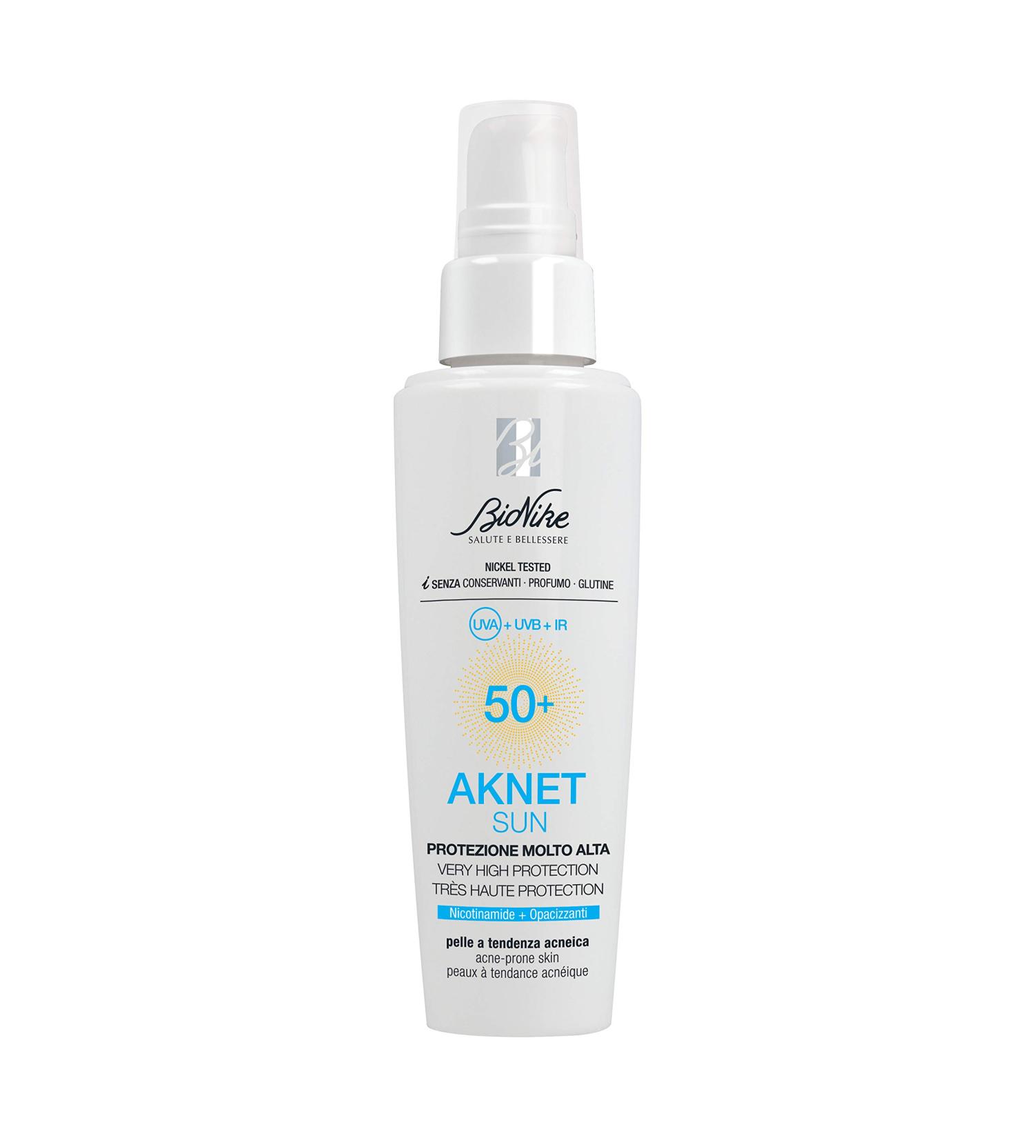 I.c.i.m. (bionike) Internation Aknet Sun Protezione Molto Alta Spf50+ 50 Ml