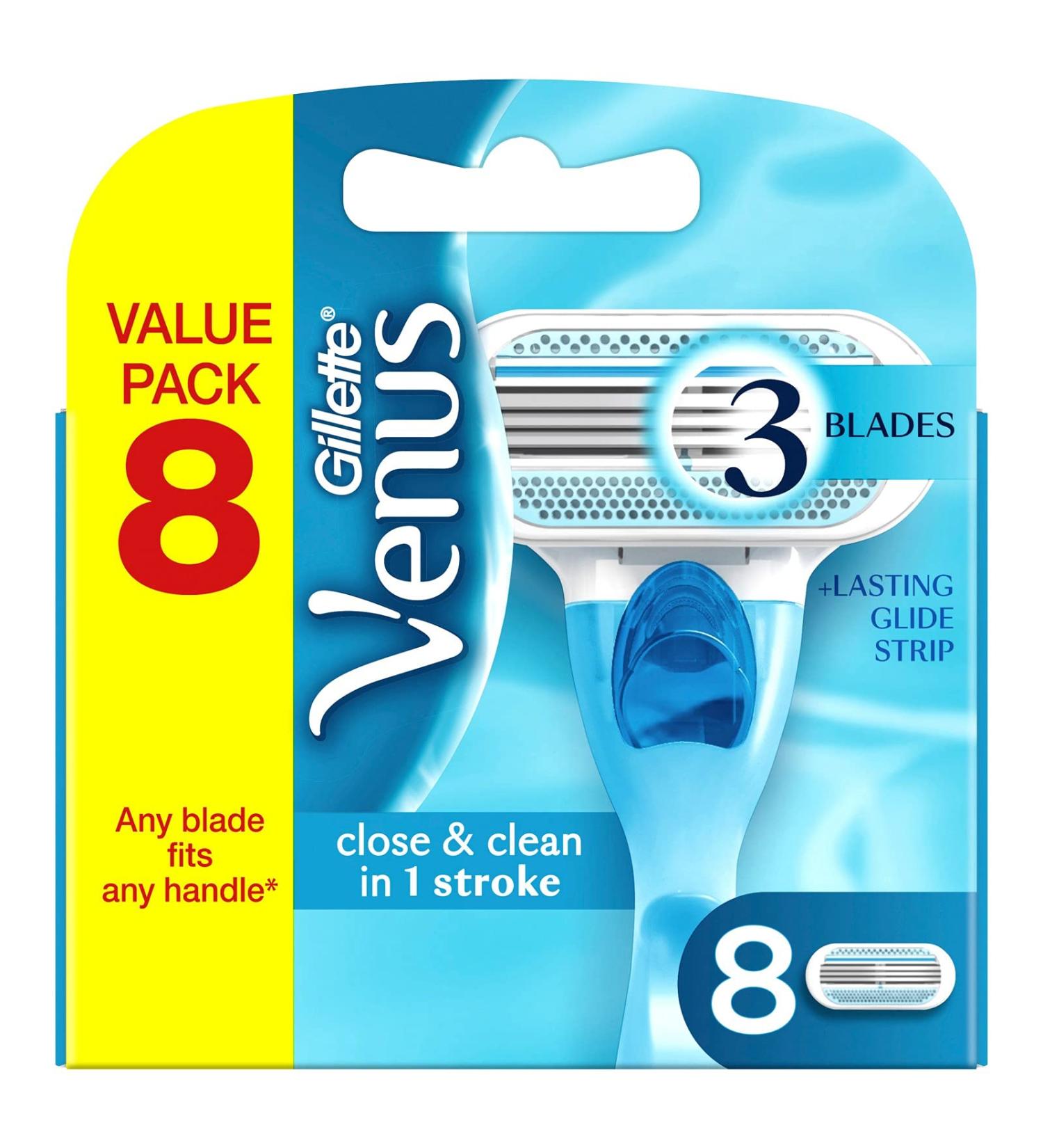 Buy Discontinued Gillette Venus Women's Razor Blades - 8-Pack | International Shipping Available - Buy Online on GoSupps.com
