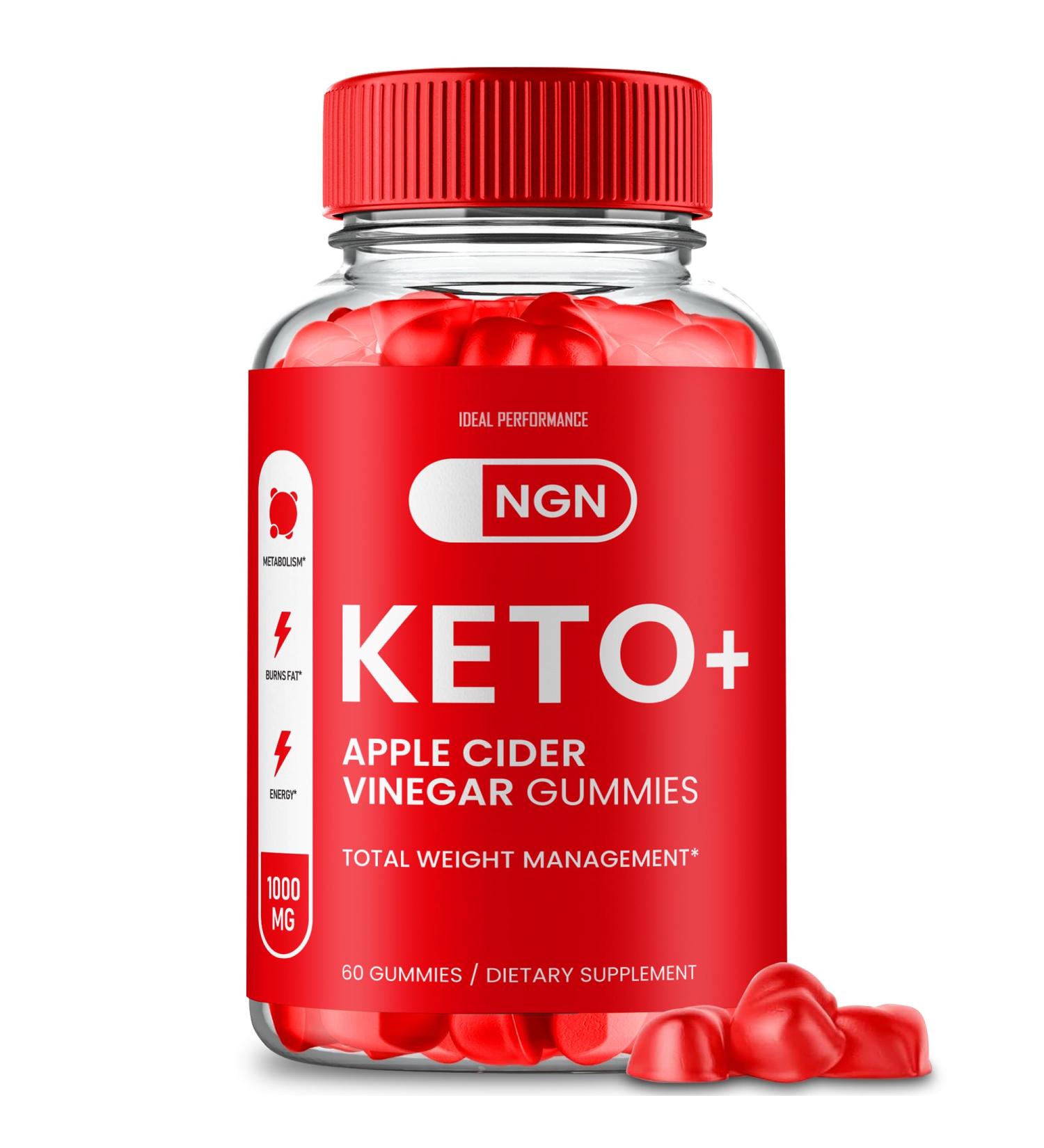 IDEAL PERFORMANCE NGN Keto ACV Gummies NGN ACV-Keto Gummies 1000MG - Maximum Strength NGN Gummy All Natural Apple Cider Vinegar Vitamin B12 Pomegranate NGN Keto ACV Gummies Reviews (60 Gummies) - Buy Online on GoSupps.com