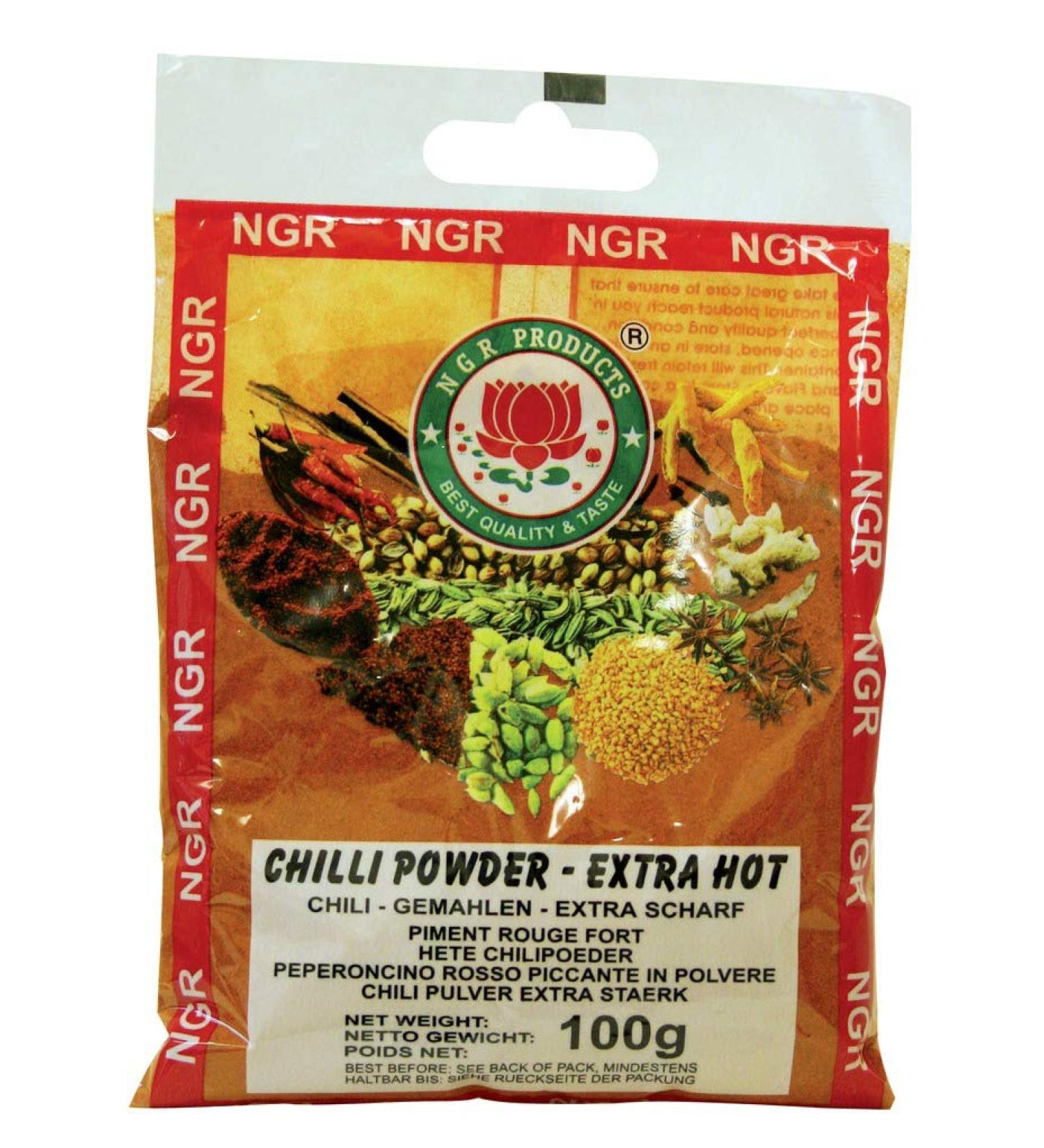 Ngr Extra Spicy Chili Powder 100g (1 pack of 100g)