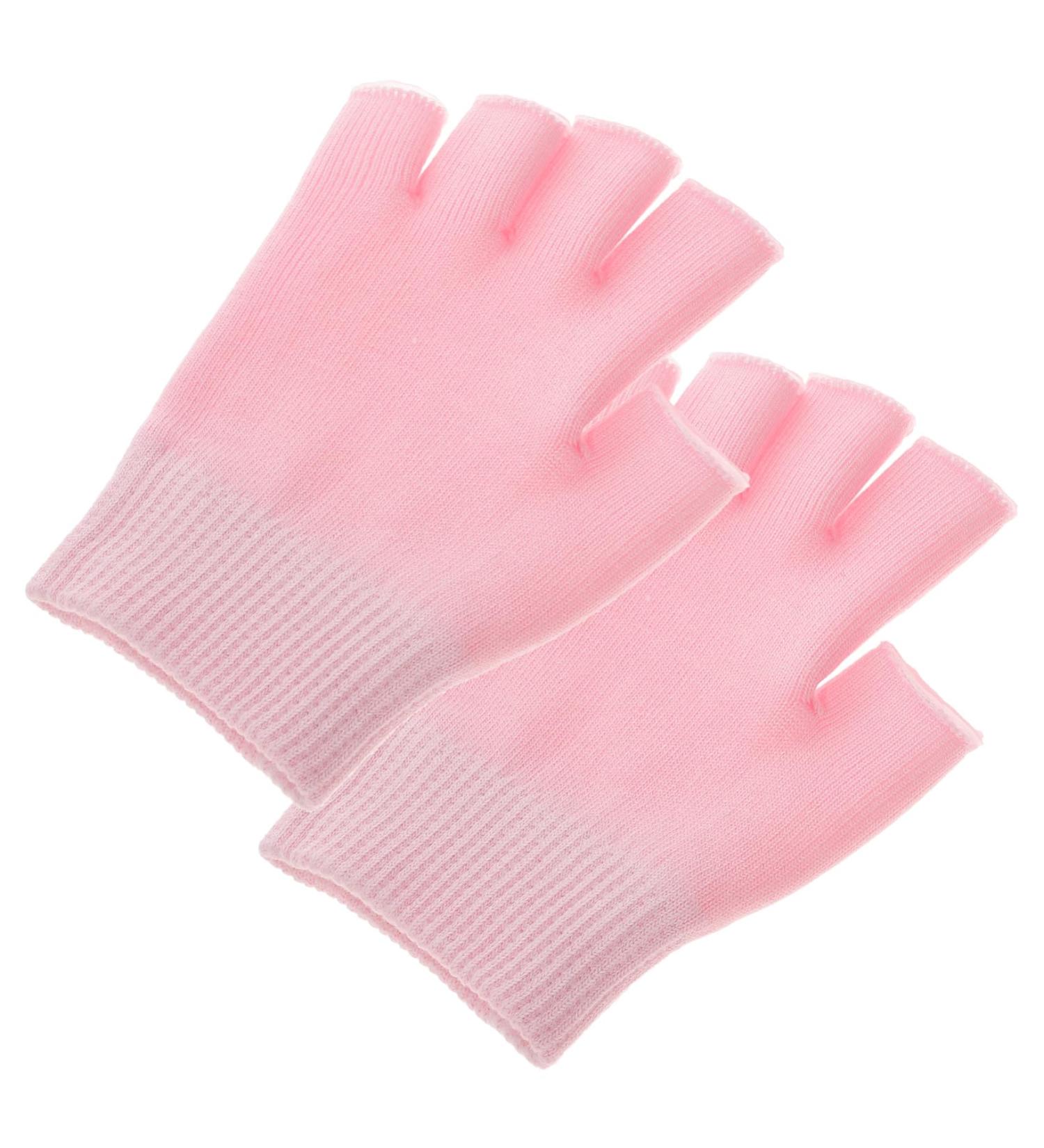 Healeved 1 Pair Moisturizing Gloves Gloves for Men Moisture Gloves for Hands Overnight Collagen Hand Spa Gloves Gel Mitten Gel Hand Gloves Hand Pink Fingerless Miss - Buy Online on GoSupps.com