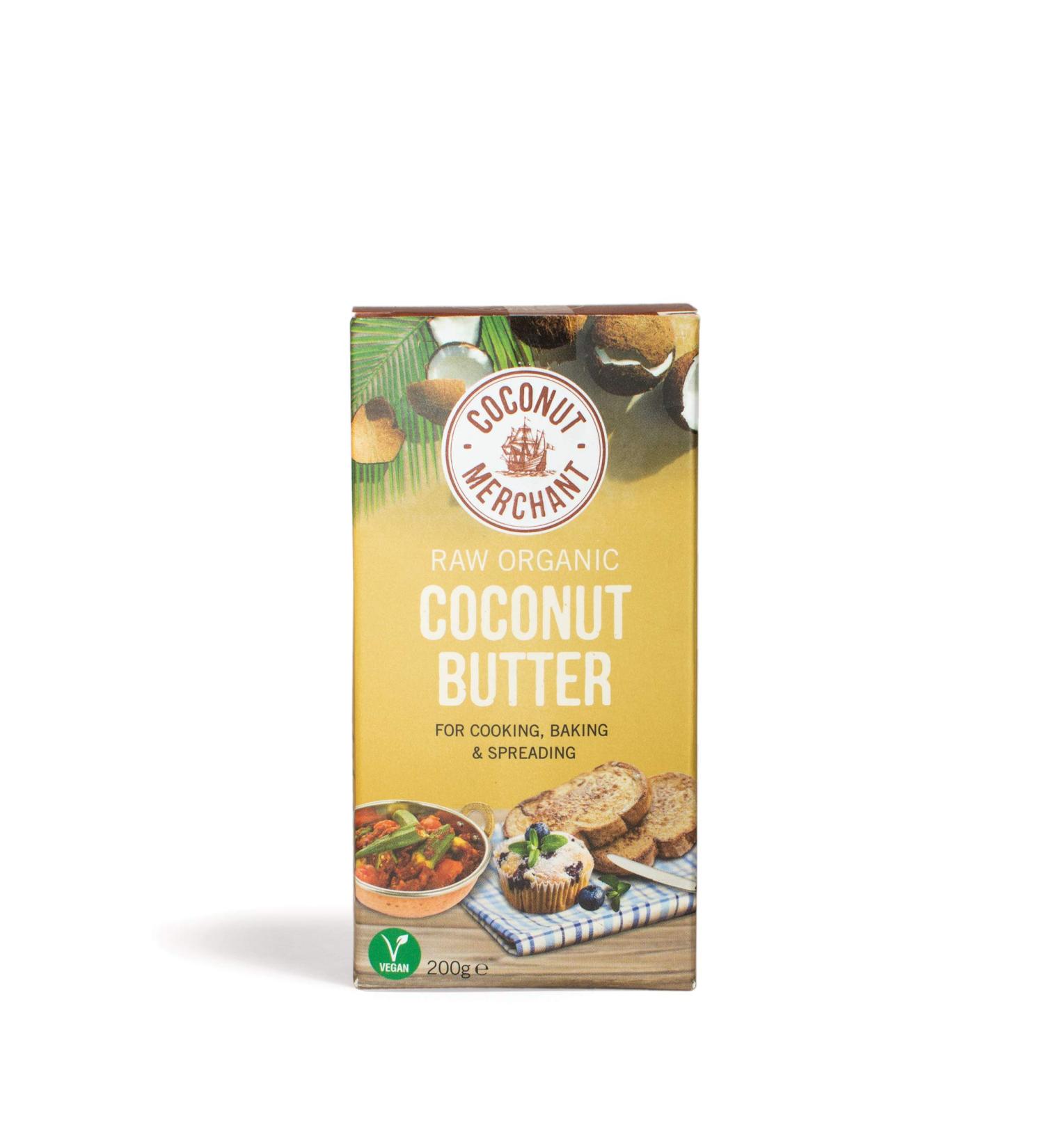 Coconut Merchant Organic Coconut Butter 7oz (200g) - Pure & Natural Spread - Buy Online on GoSupps.com