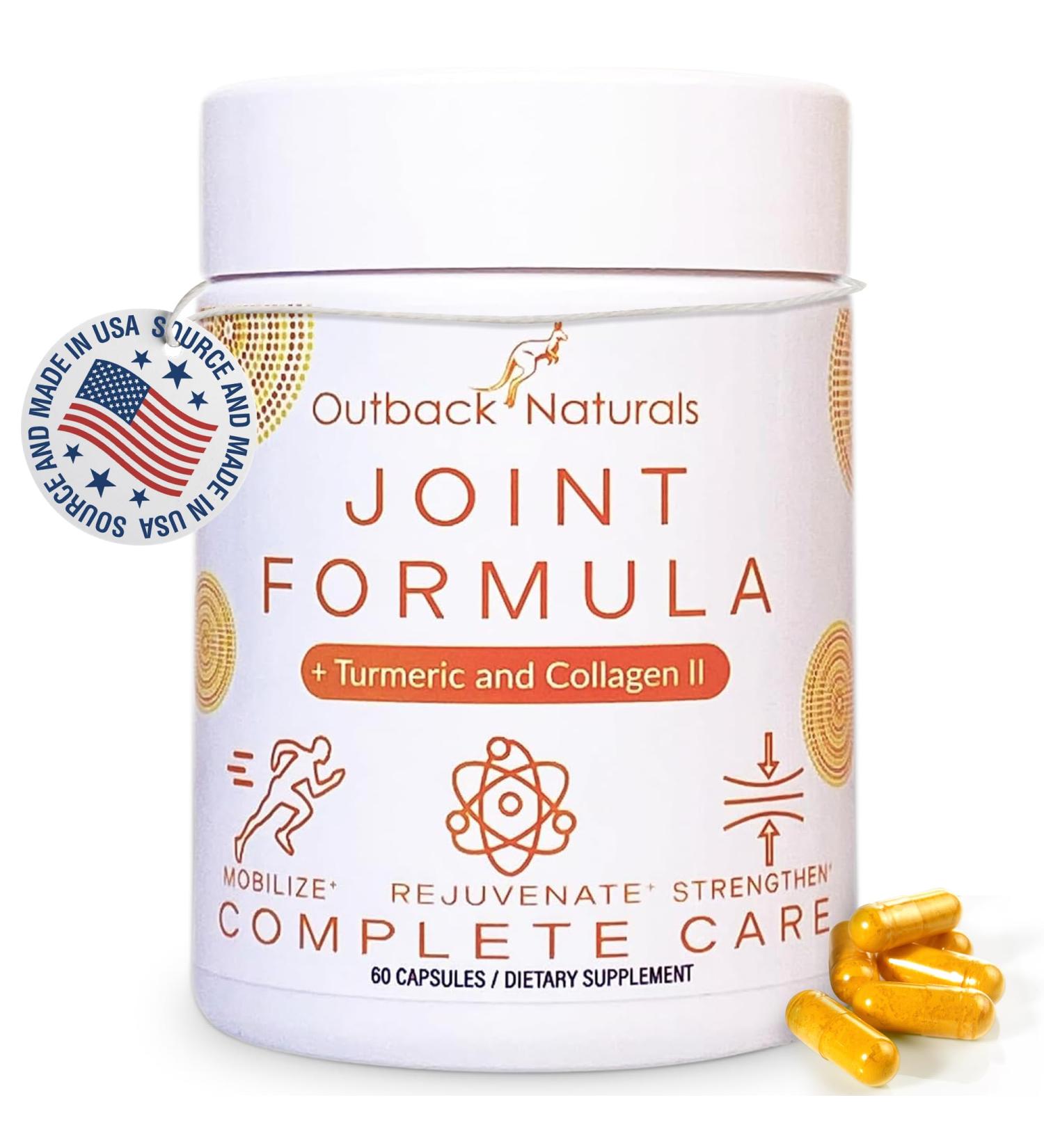 Best Complete Joint Formula: Advanced Support with Collagen Turmeric & Vitamin C for Joint Relief & Mobility - Ideal for Knee Muscle Bone & Hip Health - Buy Online on GoSupps.com