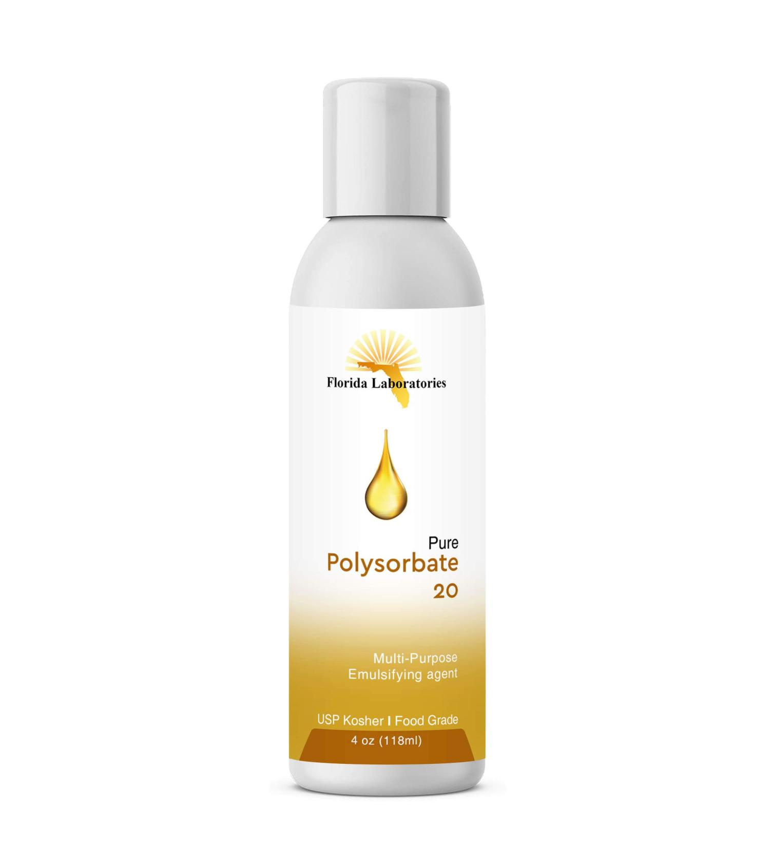 1 Bottle 4 oz Polysorbate 20 Food Grade Kosher