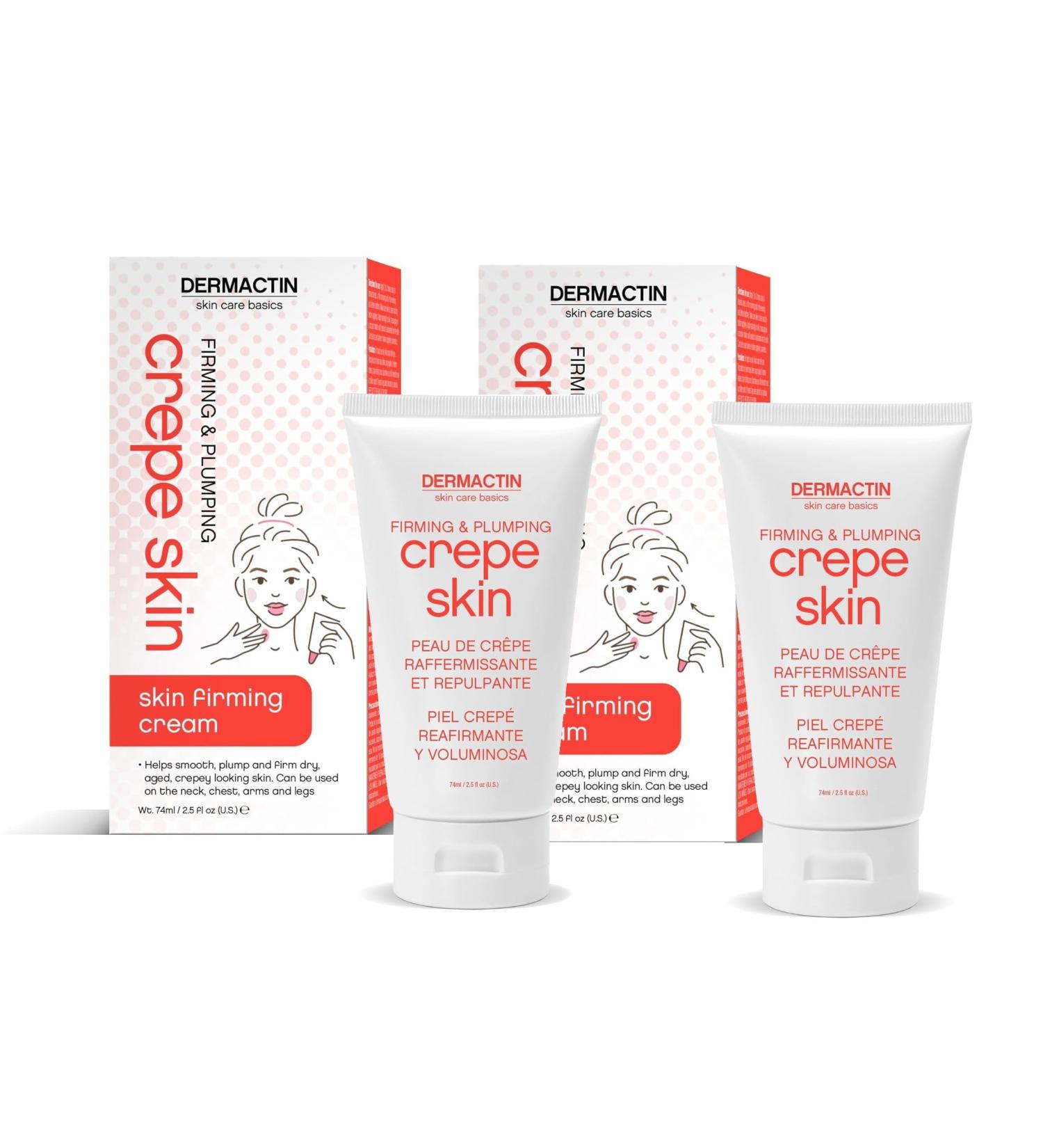 Dermactin Crepe Skin Firming Cream 2.5 oz. (PACK OF 2) - Buy Online on GoSupps.com
