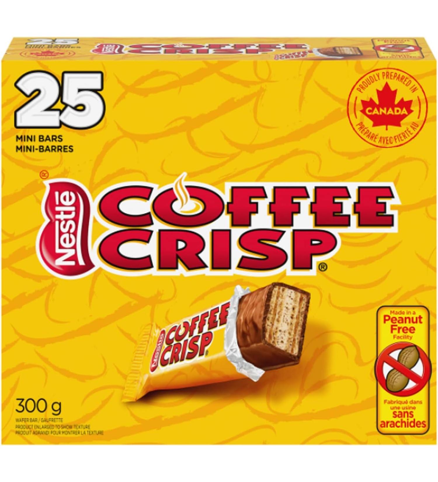 COFFEE CRISP NESTLÉ Mini COFFEE CRISP - Coffee, Cocoa - 300g