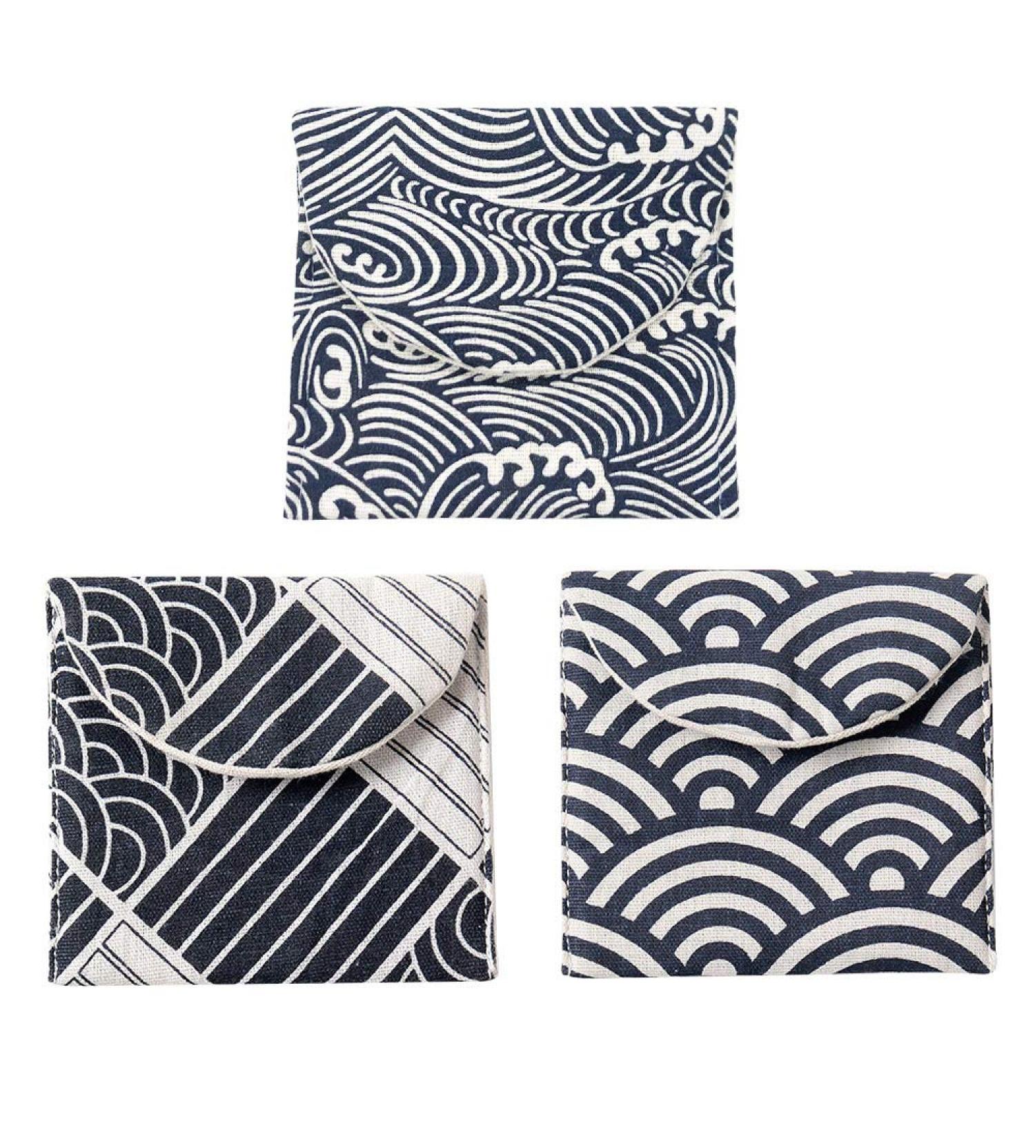 Hunger Sanitary Napkins Bag Menstrual Cup Pouch Nursing Pad Holder - Pack of 3 (Q513404) - Buy Online on GoSupps.com