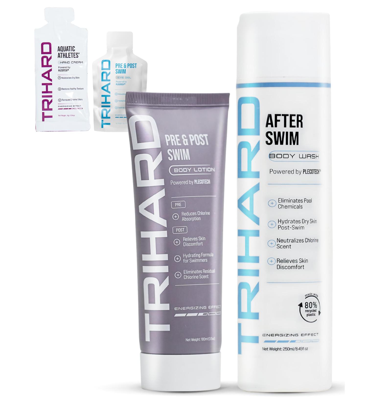 Ultimate Chlorine Defense Skin Care Set | Body Lotion & Wash for Swimmers | Pre-Swim Protection & After-Swim Hydration - Buy Online on GoSupps.com