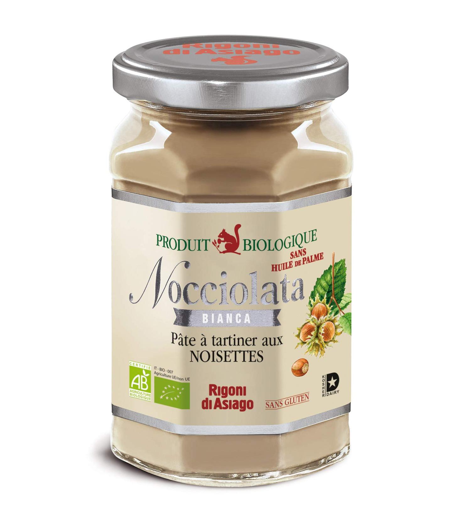 Nocciolata Bianca - Hazelnut Spread - 270 g Format (ORGANIC)