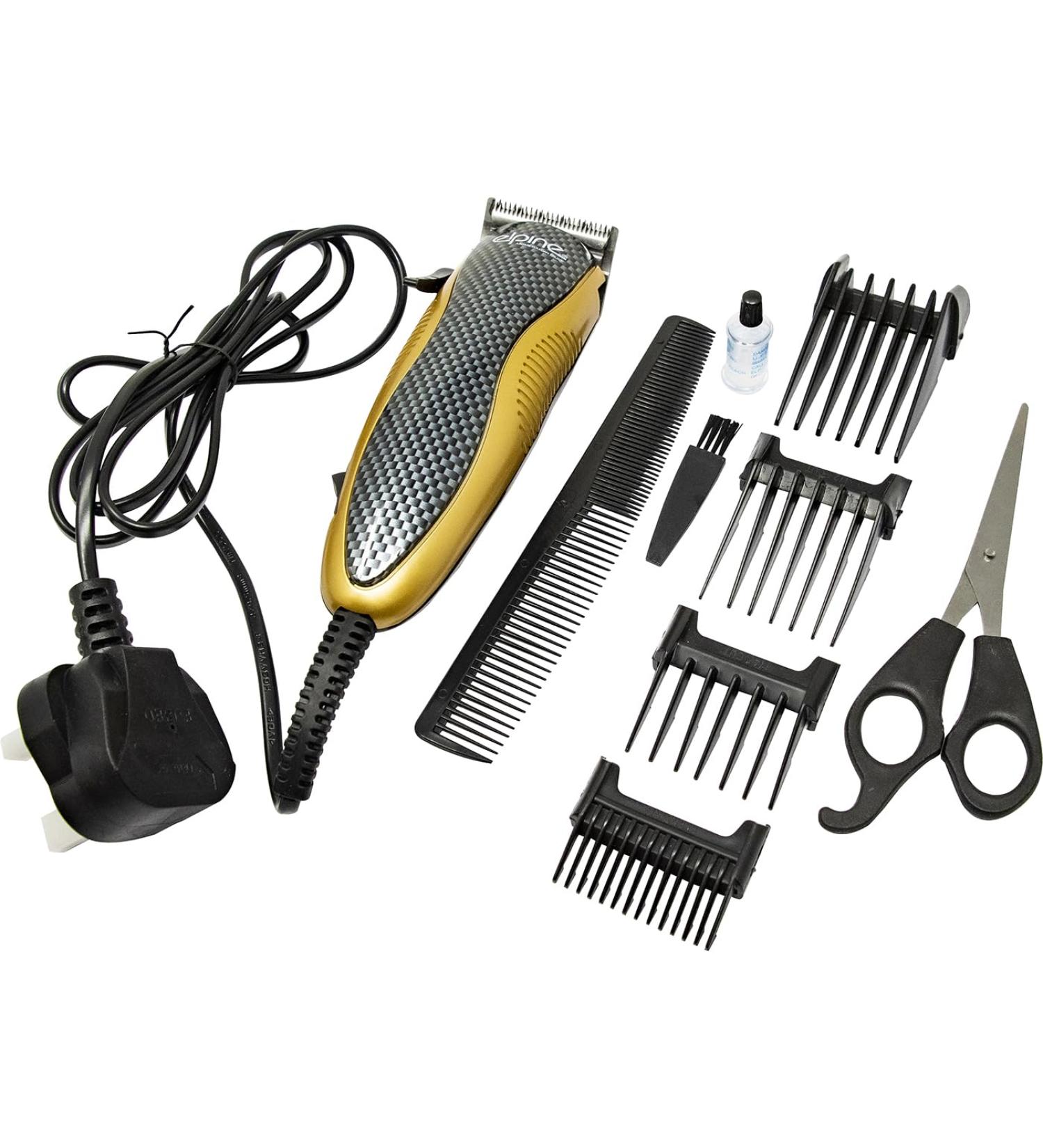 New Mens Hair Cutting Clipper Trimmer Shaver Remover Barbers Grooming KIT Set Beard | 8 in 1 | Styling Accessories | Includes Oil Bottle - Buy Online on GoSupps.com