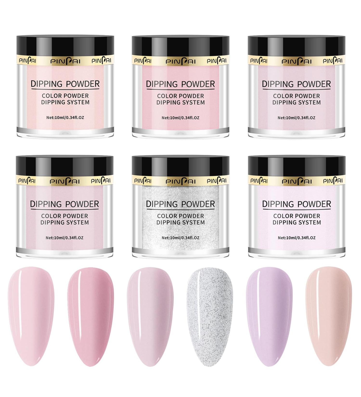Disnace 6 Colors Acrylic Powder Set - High-Quality Nail Art Powder (5g Each) for Stunning Nail Designs - Buy Online on GoSupps.com