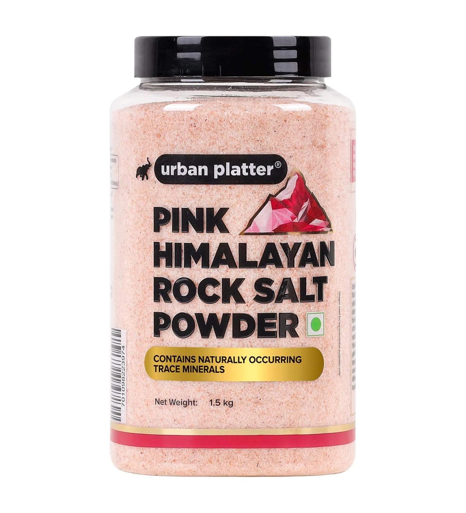 Urban Platter Pink Himalayan Rock Salt Powder 15 kg mineralrich salt unrefined & pure Sendha Namak Noniodized Optically Sort - Buy Online on GoSupps.com