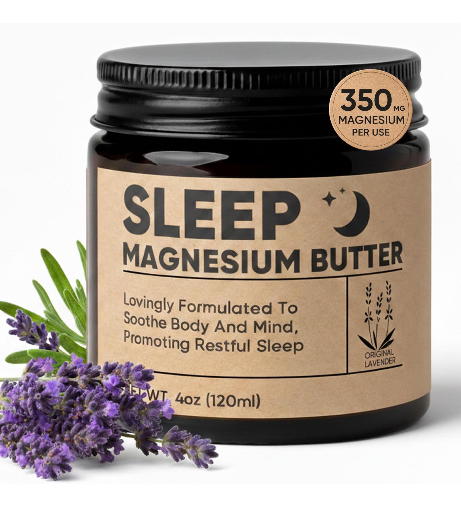 Magnesium Butter for sleep Magnesium Cream with Arnica & Essential Oils Shea & Mango Butter for Relaxation Nighttime MagnesiumLotion for Legs Arms or Chest(Lavender) (A) 4 Fl Oz (Pack of 1) - Buy Online on GoSupps.com