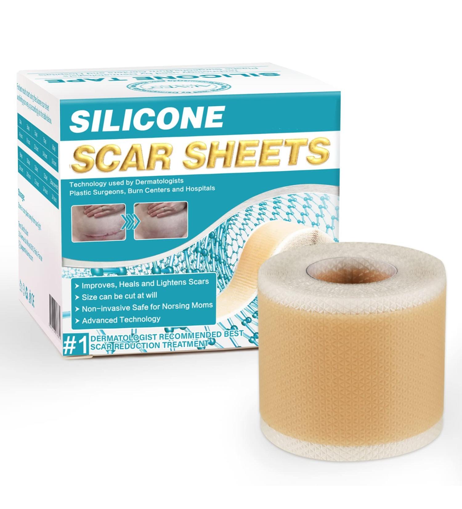 ZODENIS Silicone Scar Tape - Reusable Professional Scar Removal Sheets - 12 Month Supply - Buy Online on GoSupps.com