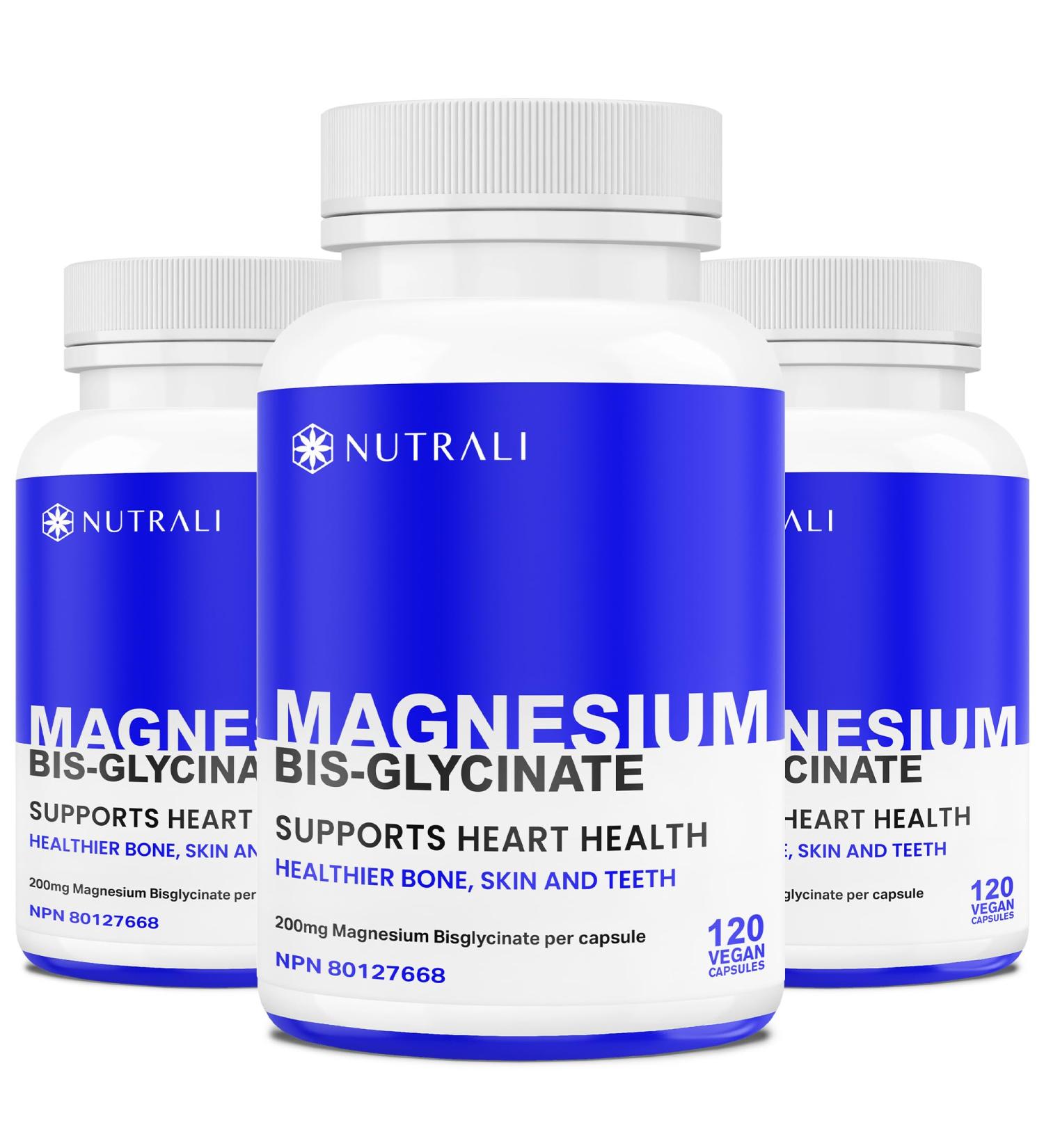 New MAXIMUM ABSORPTION Magnesium Bisglycinate Chelated Supplement 200mg Improved Sleep Promotes Calm Healthy Teeth and Bones Electrolyte Levels Heart Health. Vegan Gluten Free. 120 Gentle Capsules 3 Packs 360 count (Pack of 1) - Buy Online on GoSupps.com