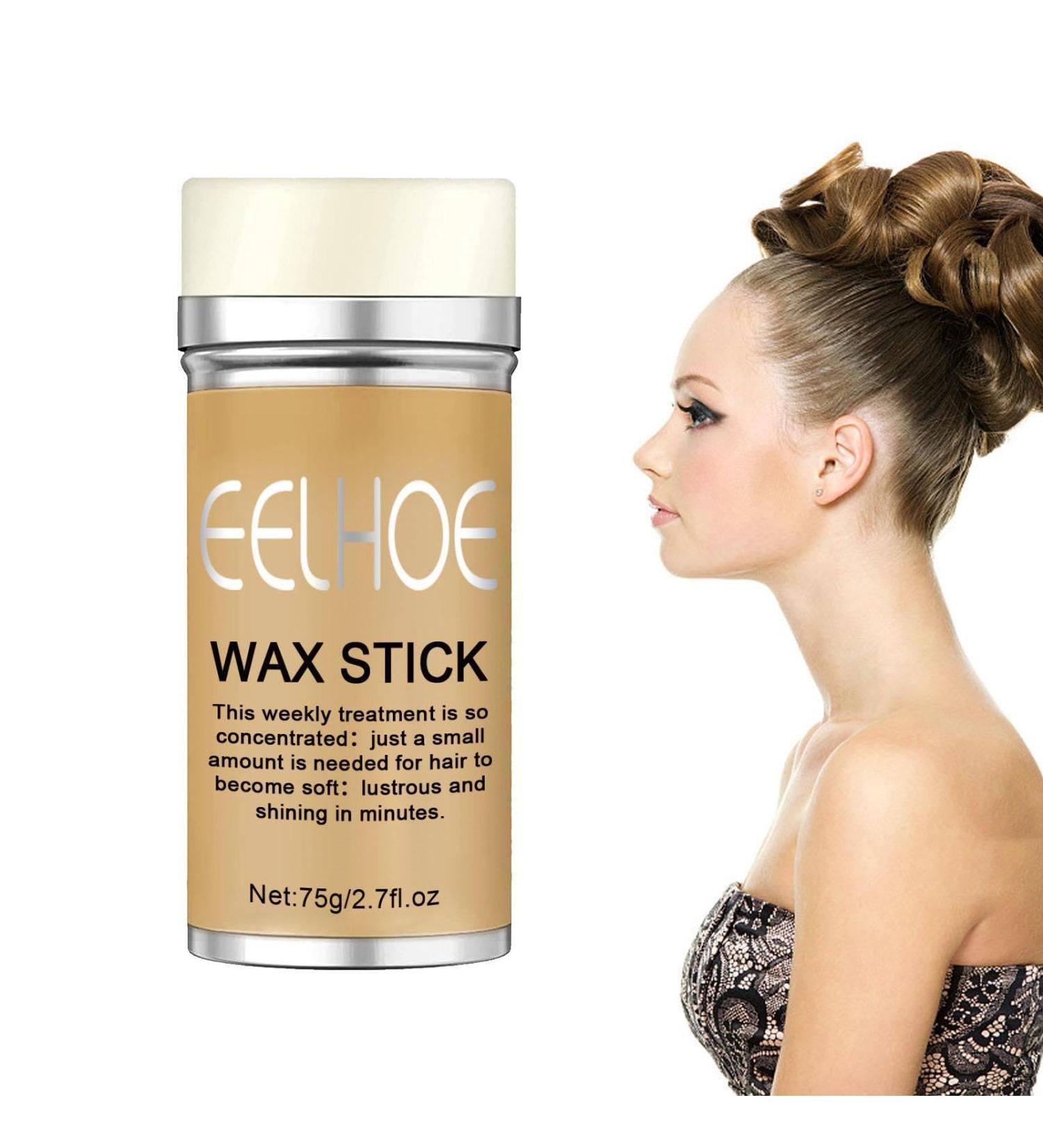 Wax Stick for Hair Wigs | Solid Hair Wax Stick Safe and Healthy Styling Supplies for Short Hair Medium Length Hair Long Hair Any Type of Hair Hondony - Buy Online on GoSupps.com
