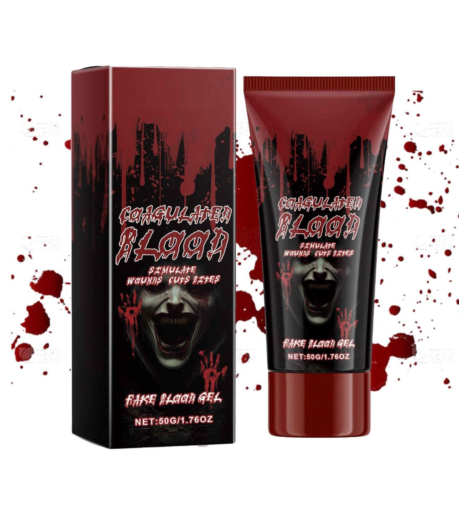  Generisch Stage Blood Fake Blood Vampire Blood Realistic 1.76oz Blood Gel for SFX Special Washable Makeup for Nosebleeds Stage Costume - Buy Online on GoSupps.com
