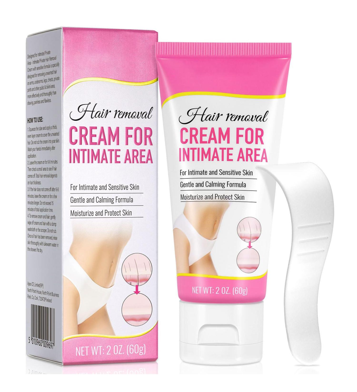 Shefave Intimate Depilatory Cream for Women - Fast Effective Hair Removal & Skin Moisturizer - Buy Online on GoSupps.com