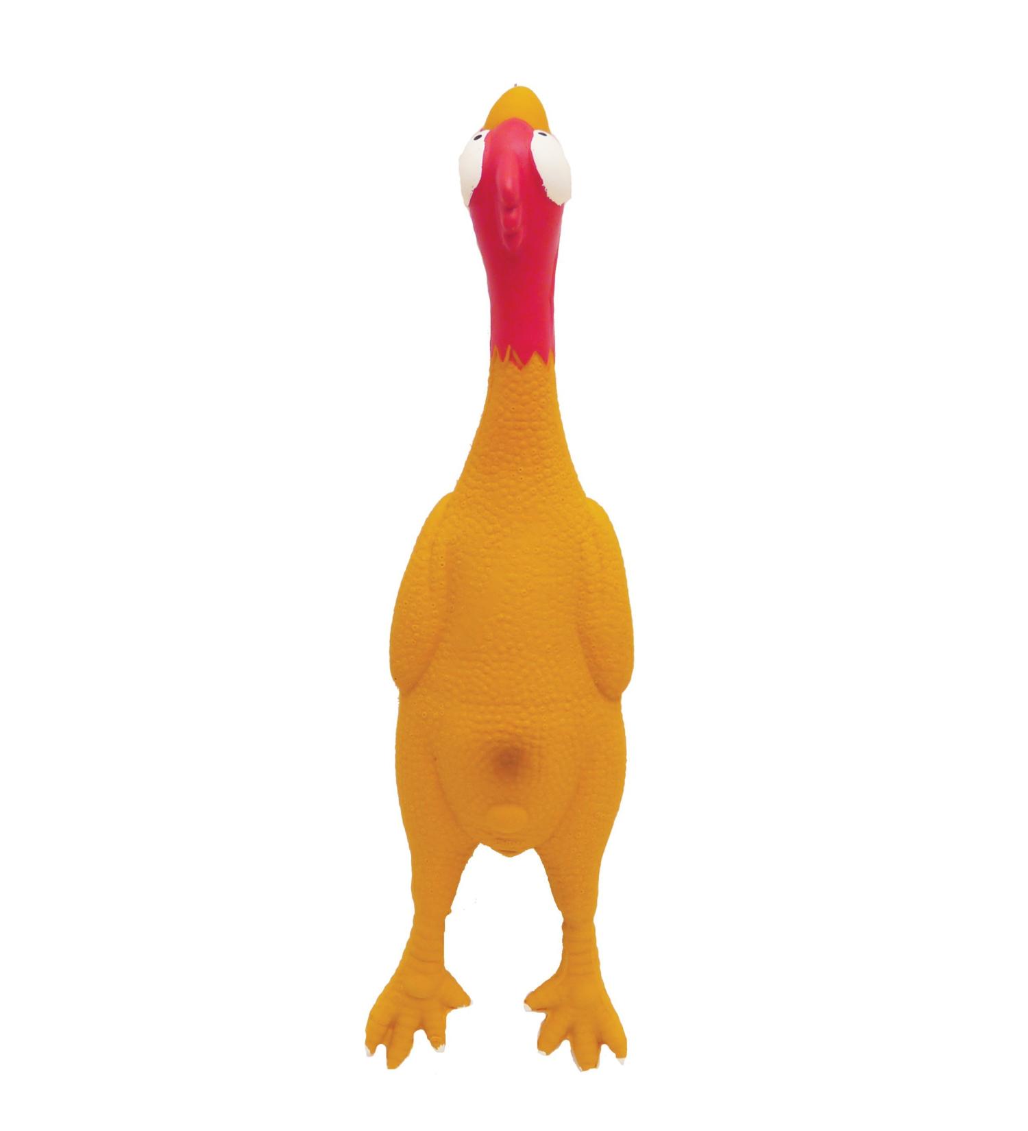 Rosewood Latex Chicken Large Yellow/Red 1 Count (Pack of 1) Chicken Animal Print - Buy Online on GoSupps.com