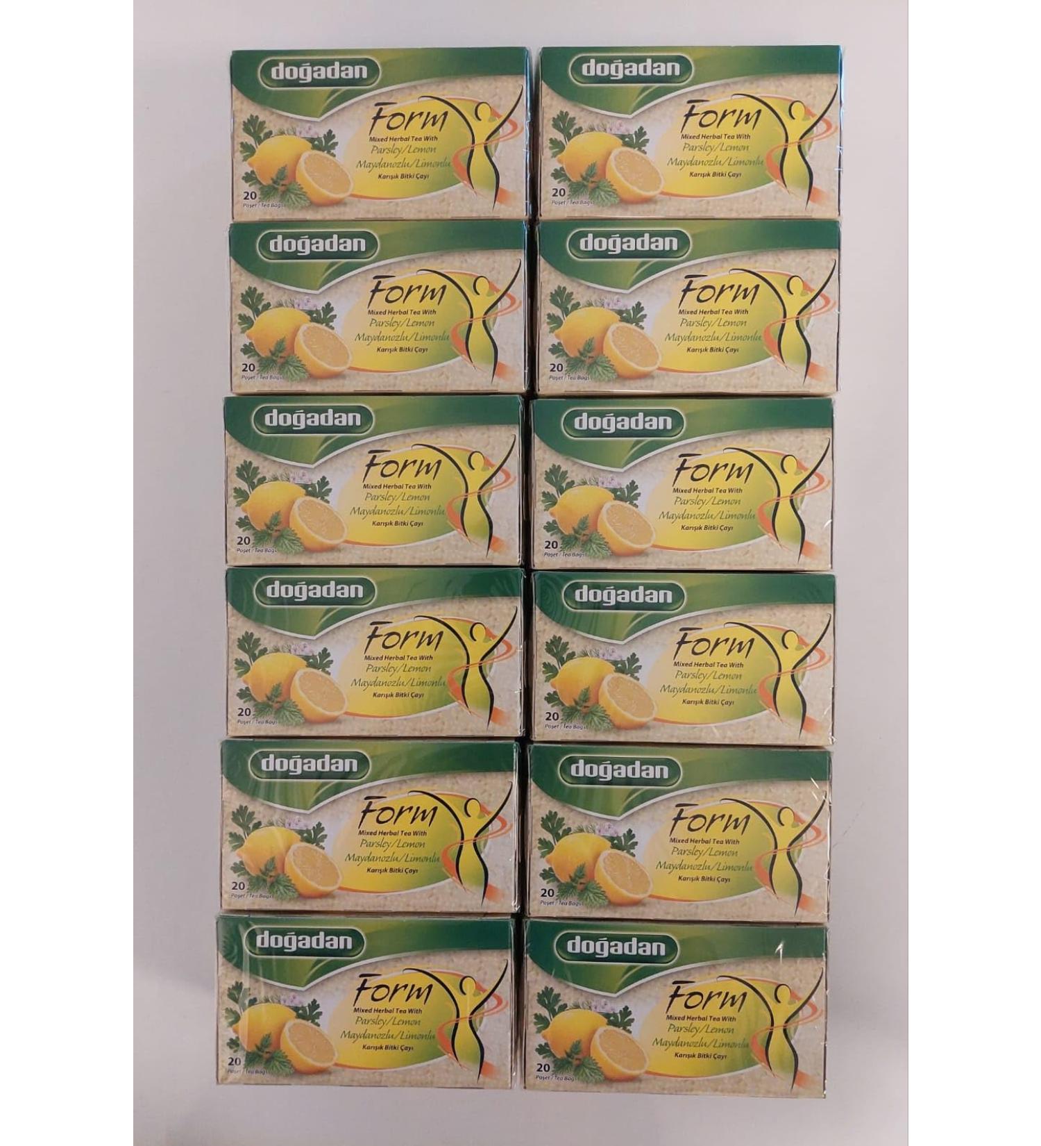 Dogadan Form Tisane Citron Persille X 20 Sachets (Lot de 12)