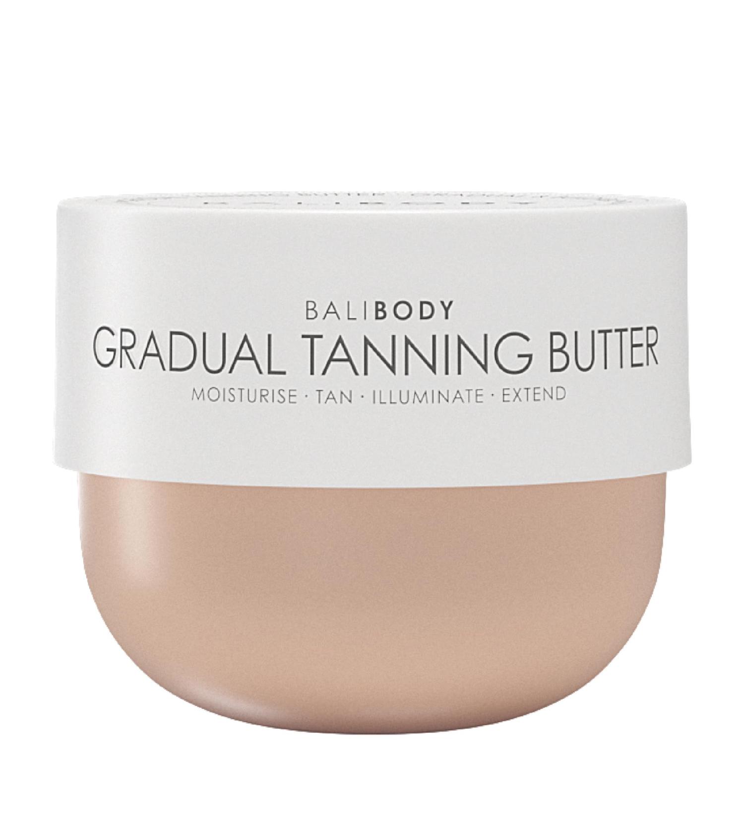 Bali Body Gradual Tanning Butter | Self Tanner Body Butter for a Natural Streak-Free Self Tan | Buildable Glow | Sunless Tanner Cruelty-Free Non-Toxic (200 ml/6.76 fl oz) - Buy Online on GoSupps.com