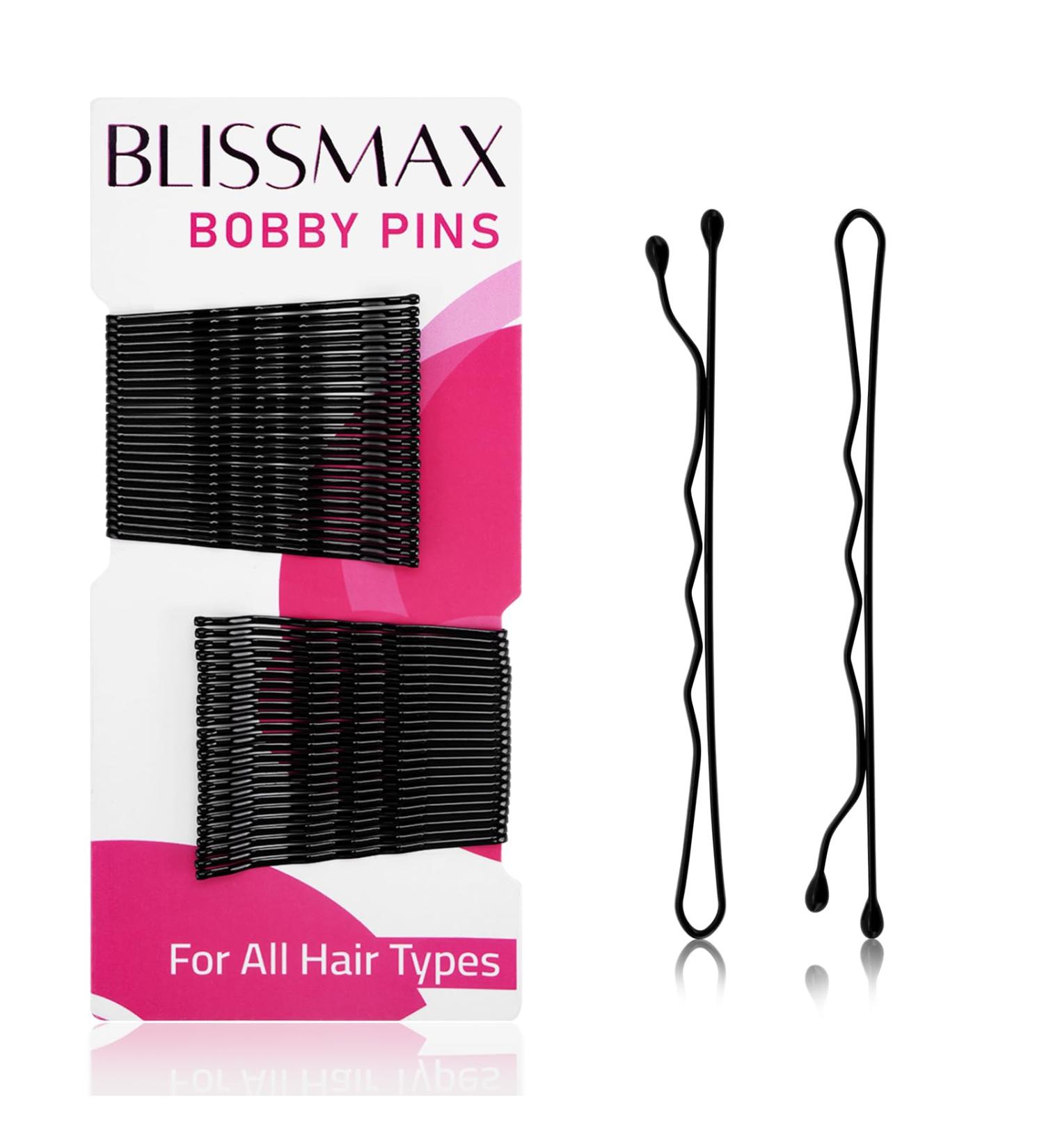 50 Pcs Black Bobby Pins 5cm Long Hair Grips Strong Hair Pins for Thick Wavy Straight Thin Curly Short Long Hair Kirby Grips for Hair Styling Makeup Travel Weddings and more - Buy Online on GoSupps.com