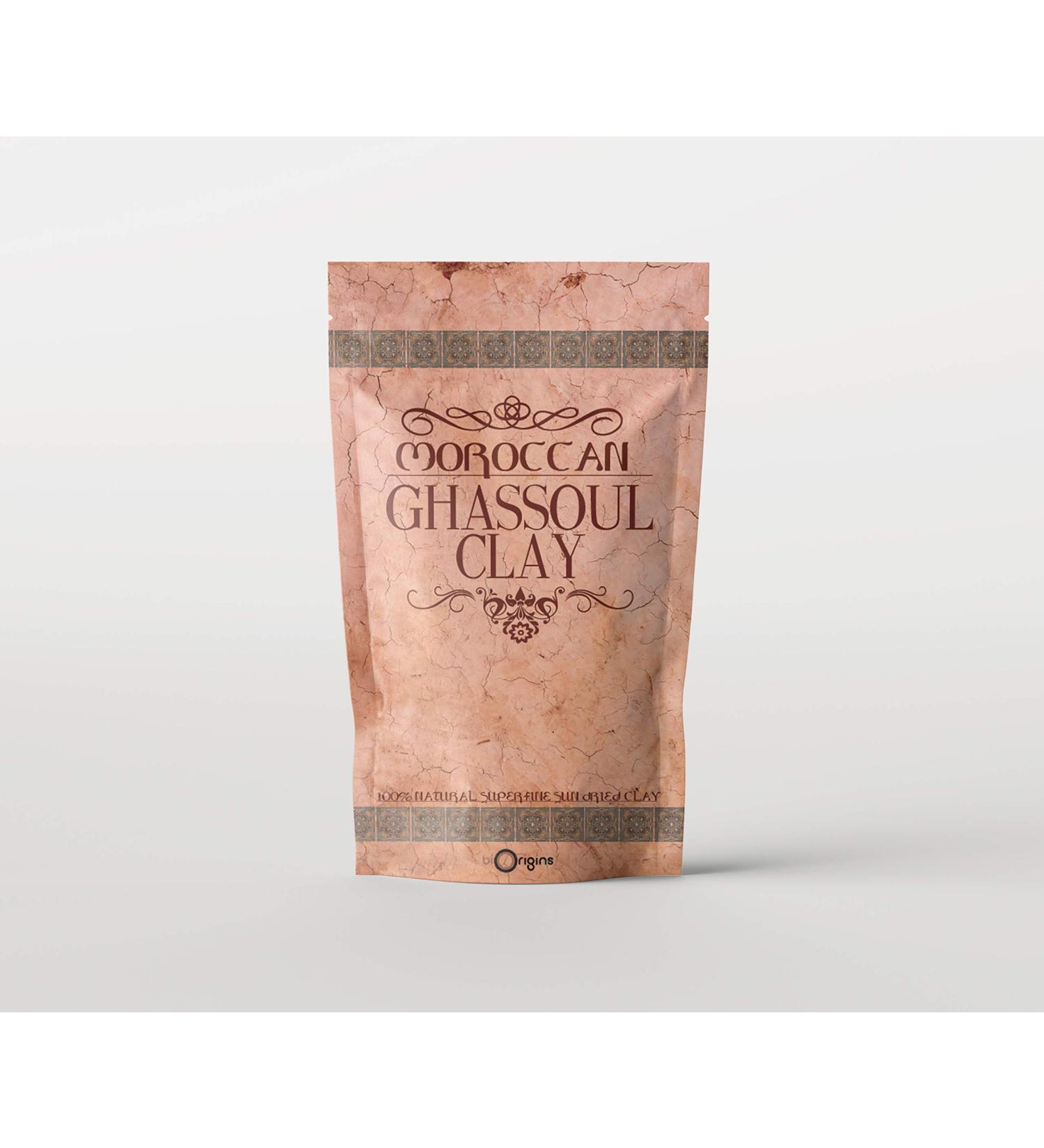 Mystic Moments Ghassoul (Rhassoul) Natural Clay 500g - Pure Vegan GMO Free - Buy Online on GoSupps.com