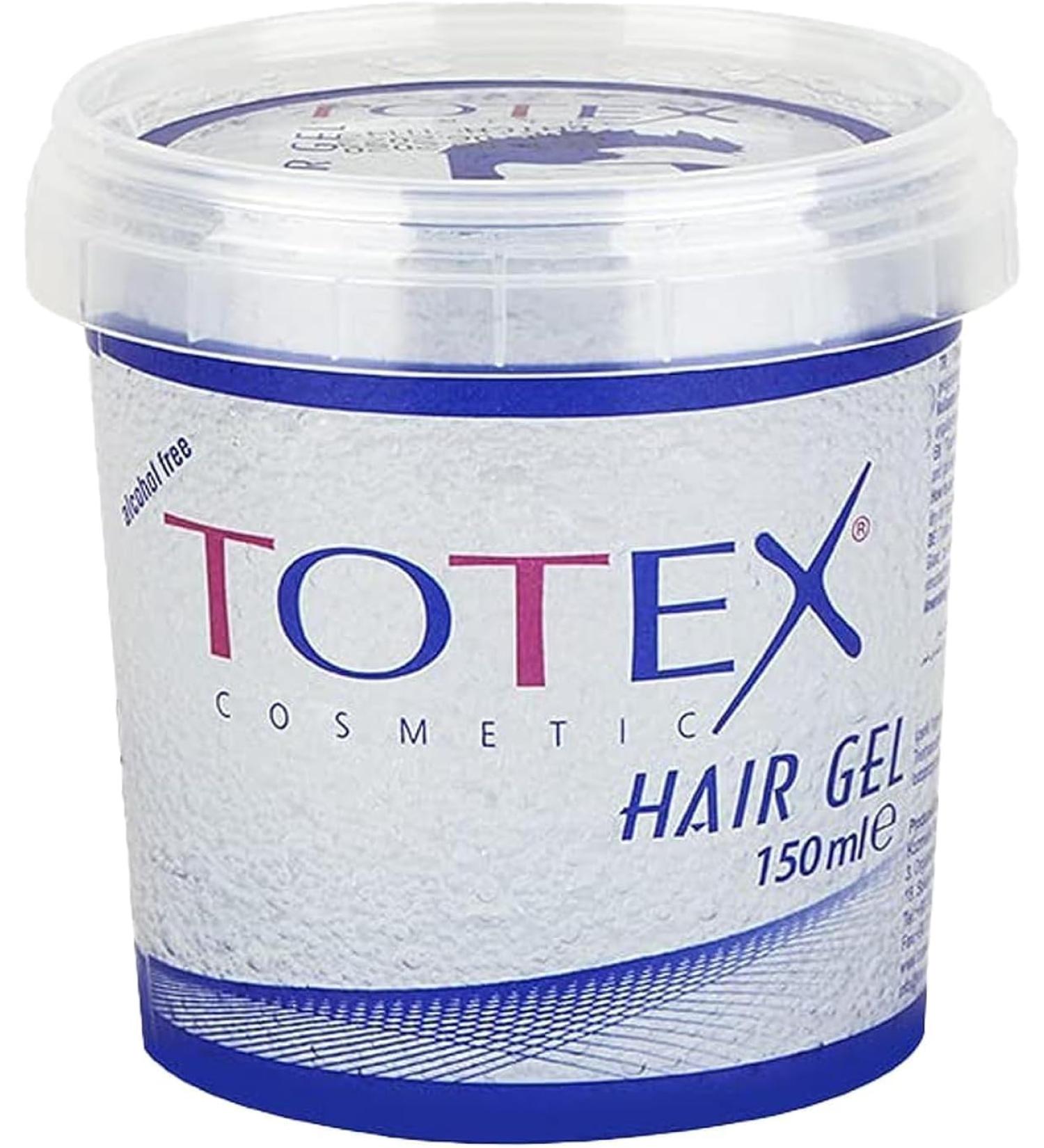 Totex Extra Strong Hair Styling Gel 5.07 fl. oz | Alcohol-Free Hard & Shiny Effect for All Hair Types | International Shipping Available - Buy Online on GoSupps.com