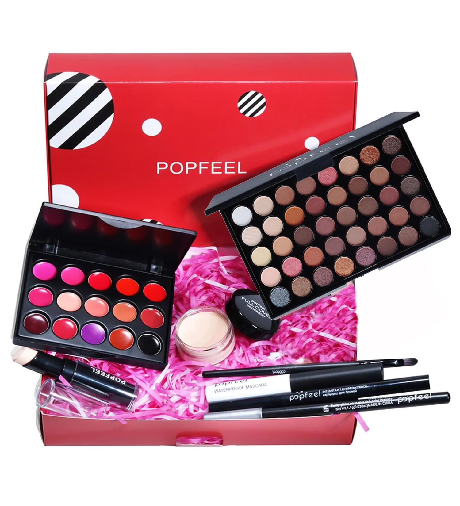 Holzsammlung Makeup Kit for Women Full Kit All in One Makeup Gift Set for Girls Teenagers Beginners Cosmetic Make up Set with Lipgloss Eyeshadow Palette Brush Concealer Mascara Eyeliner Pencil #3 A-3 - Buy Online on GoSupps.com