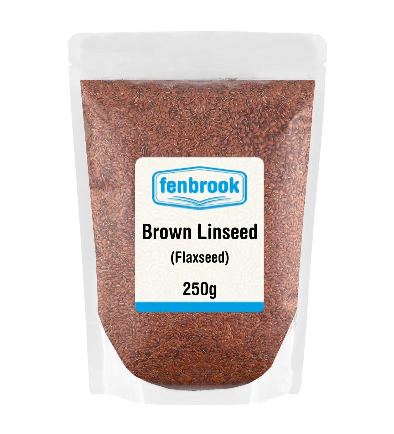 Brown Linseed (Flax Seeds) 250g by Fenbrook