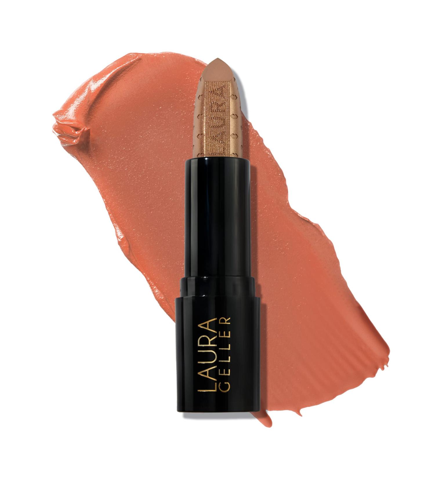 LAURA GELLER NEW YORK Gorgeous in Gold & Perfection Pink 0.75 Ounce - Limited Edition Creamy Satin Lipstick - Buy Online on GoSupps.com