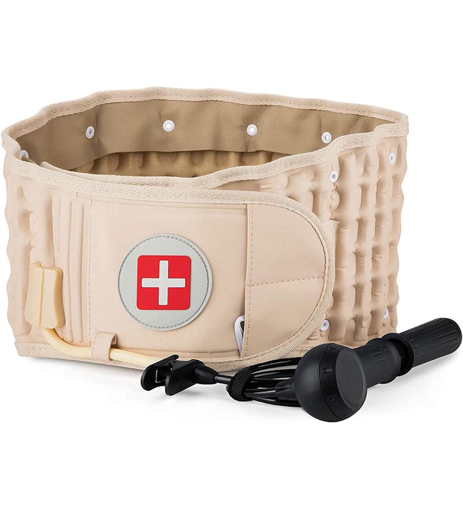 Eayh Decompression Back Belt for Lumbar Support | Relieve Herniated Disc Pain | Fits Waist Sizes 29-49 - Buy Online on GoSupps.com