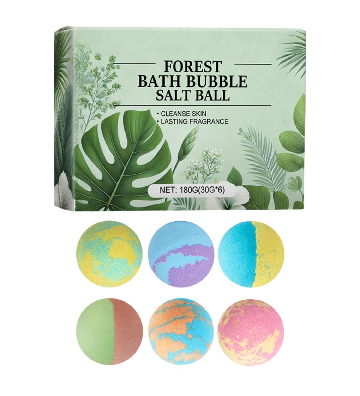 6 Shower Bombs Small Moisturizing Shower Bombs Natural Bubble Bath Balls for Relaxation Moisturizing Suitable for Women Kids and Men - Buy Online on GoSupps.com