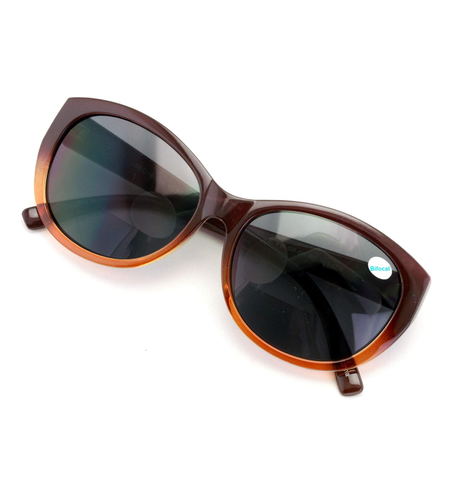 Buy Women s Bifocal Reading Sunglasses - Vintage Cateye Jackie Oval Brown 1.0x - Stylish & Functional  - Buy Online on GoSupps.com
