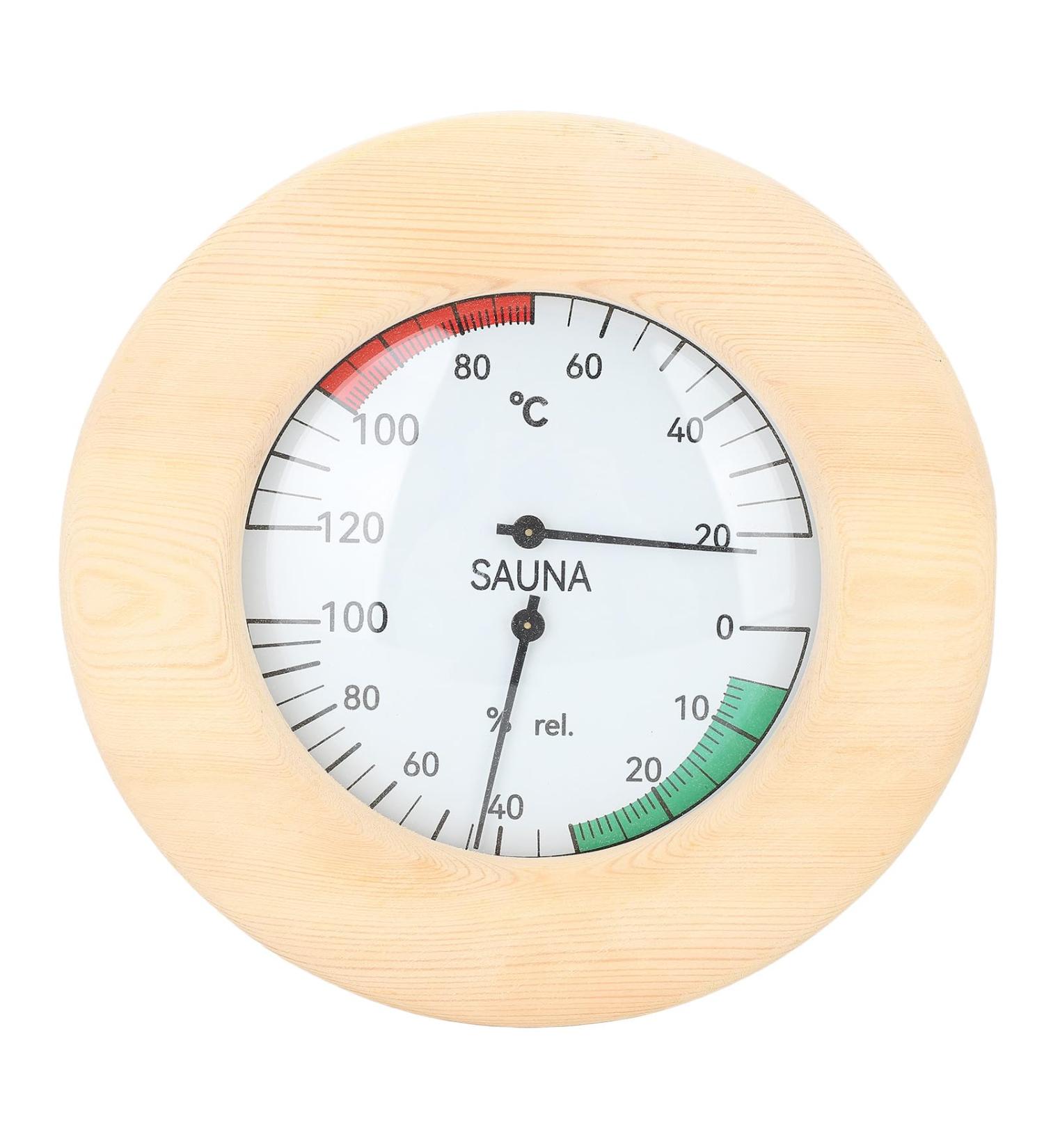 Buy Hygrothermograph for Sauna - Real-Time Indoor Thermo-Hygrometer | International Shipping Available - Buy Online on GoSupps.com