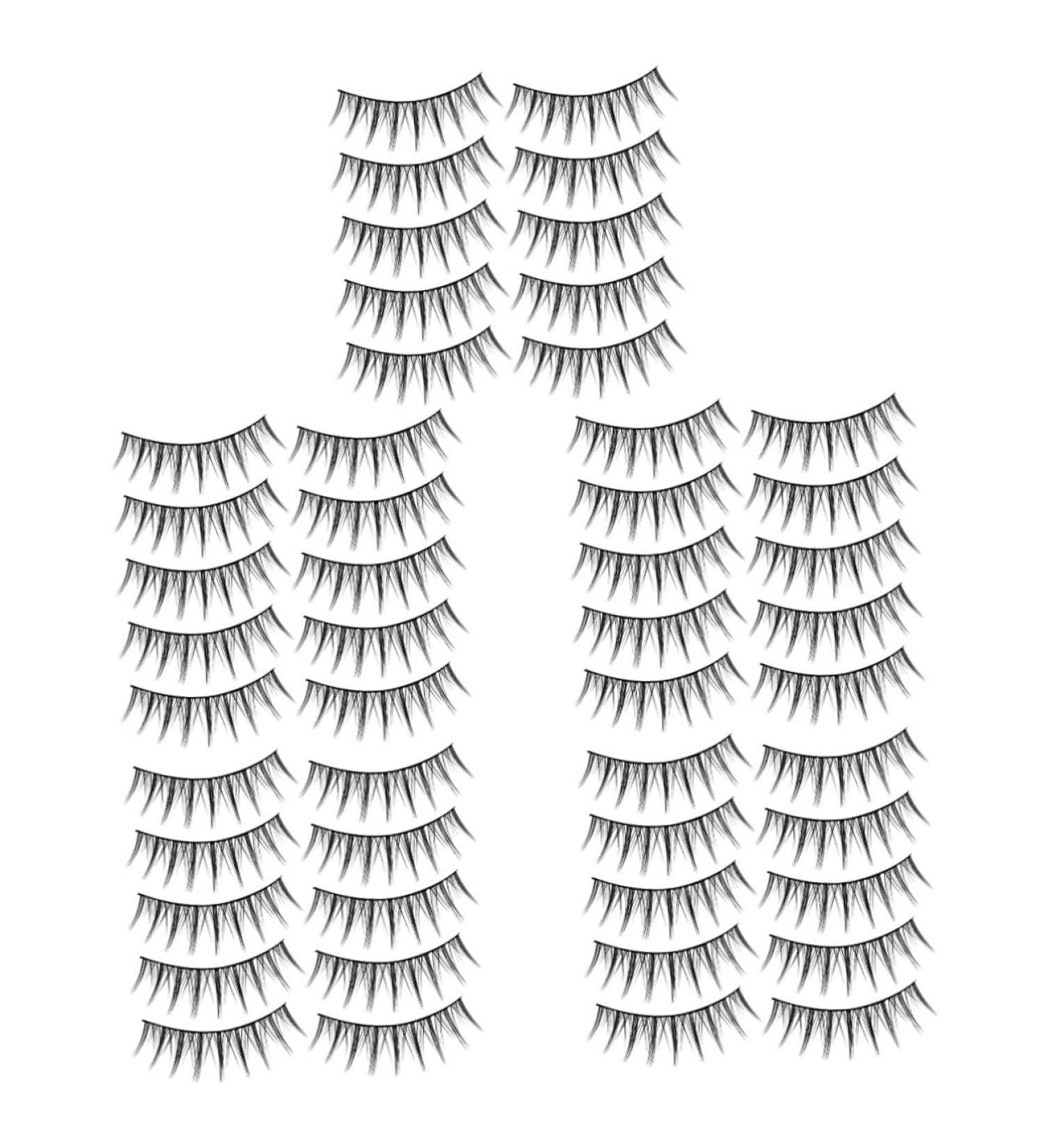 FRCOLOR 50 Pairs Fake Eyelashes Natural False Lashes for Women Reusable Black Eyelashes Short False Natural Eyelashes Natural False Eyelashes False Eyelashes Individual Fiber Set Princess - Buy Online on GoSupps.com