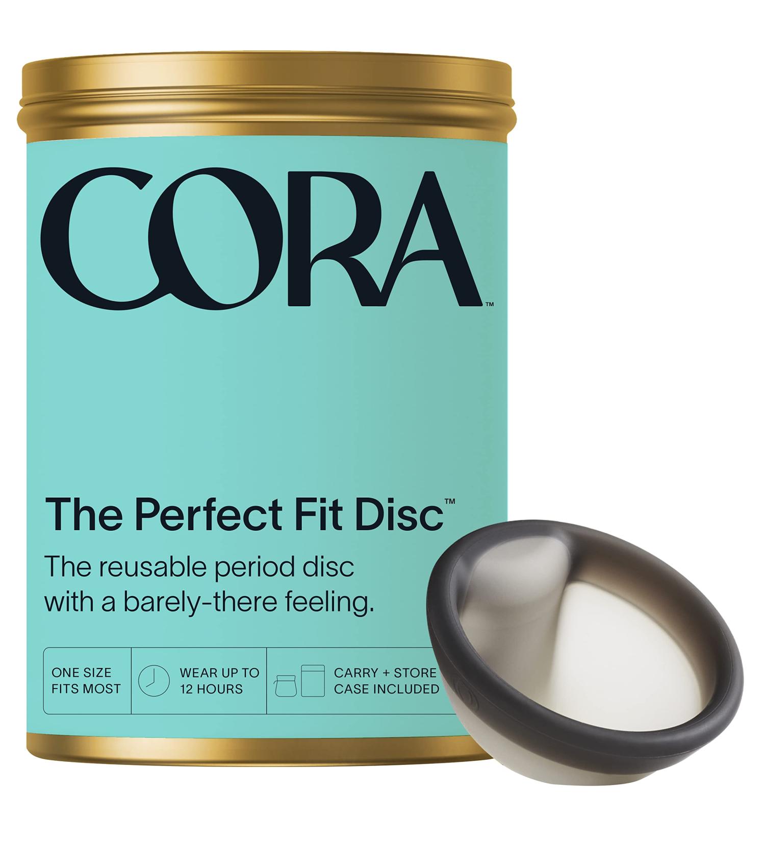 Cora Disc | Reusable Period Disc | Up to 12-Hour Wear | Sustainable Alternative | Leak Proof & Eco-Friendly | Medical Grade Silicone - Buy Online on GoSupps.com