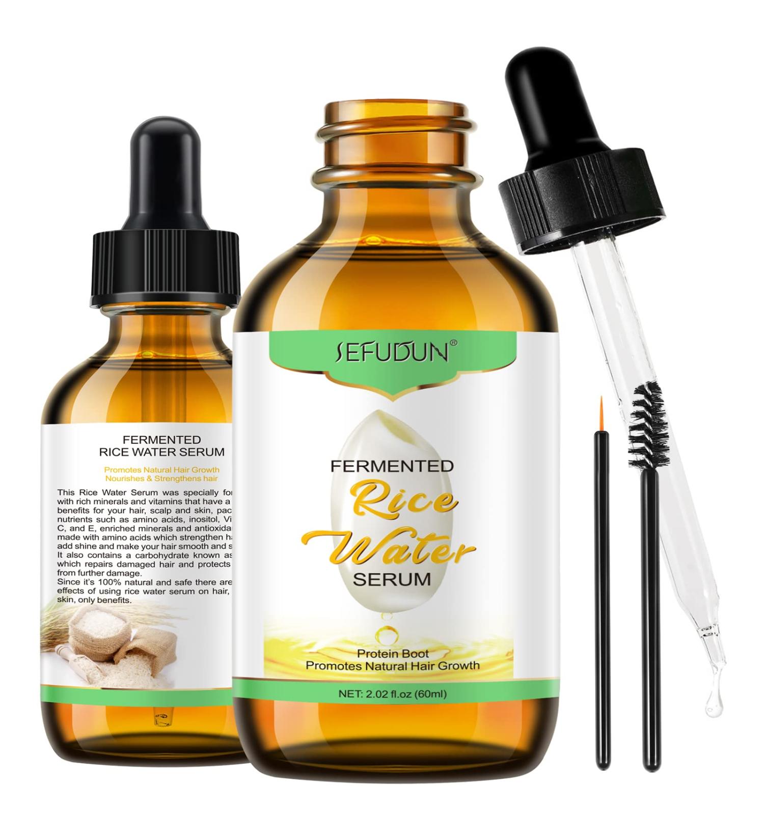 Rice Water Hair Growth & Strength Leave-in Conditioner - 100% Pure Natural Scalp Moisturizer with Vitamins & Minerals - 2.02 fl.oz - Buy Online on GoSupps.com