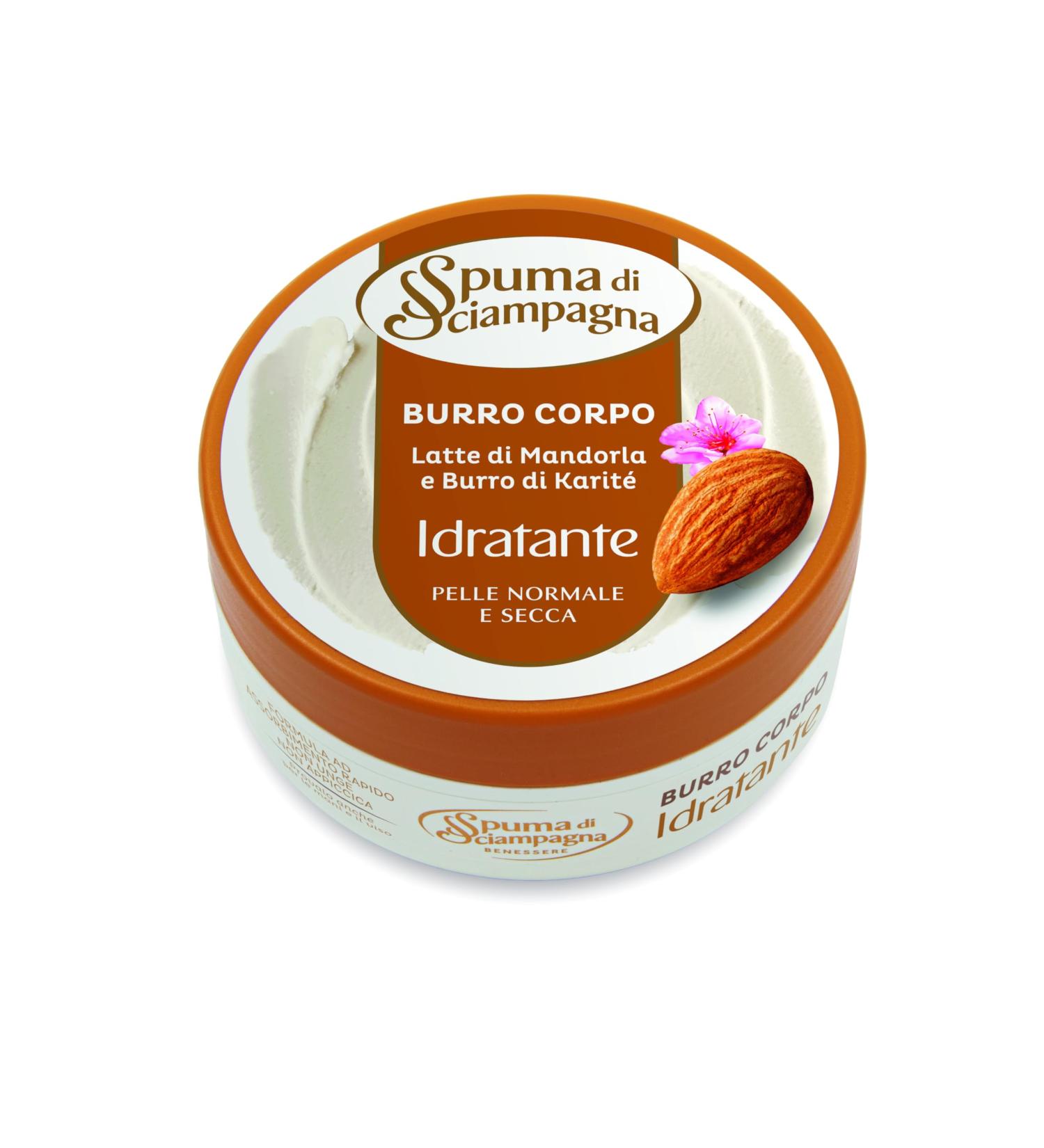 Spuma Di Sciampagna Moisturising Body Butter Almond Milk and Shea Butter 200 ml