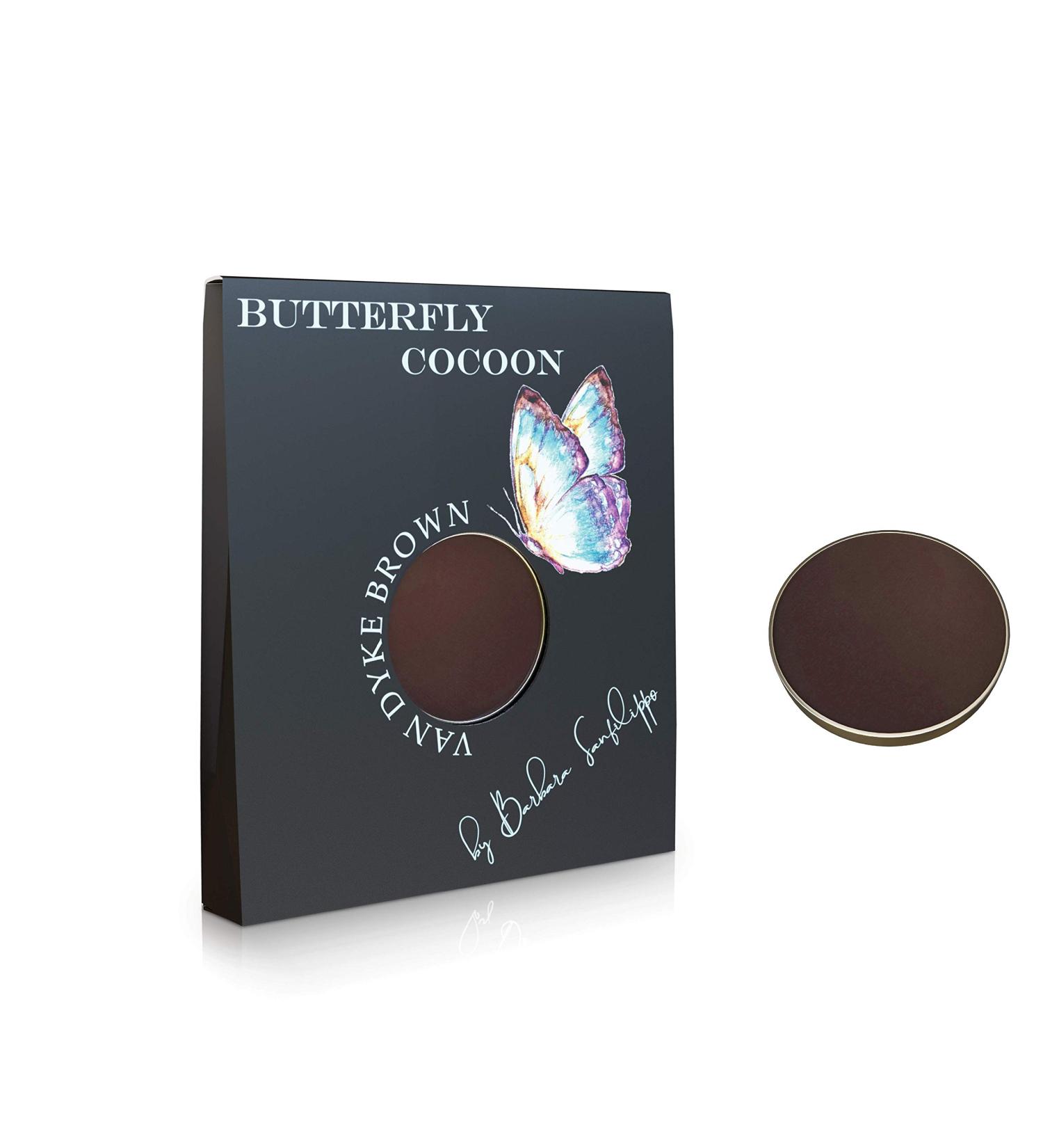 Van Dyke Brown Single Eyeshadow Pot - Highly Pigmented Matte Nude Color for Customizable Magnetic Palette | Long Lasting & Refillable - Buy Online on GoSupps.com