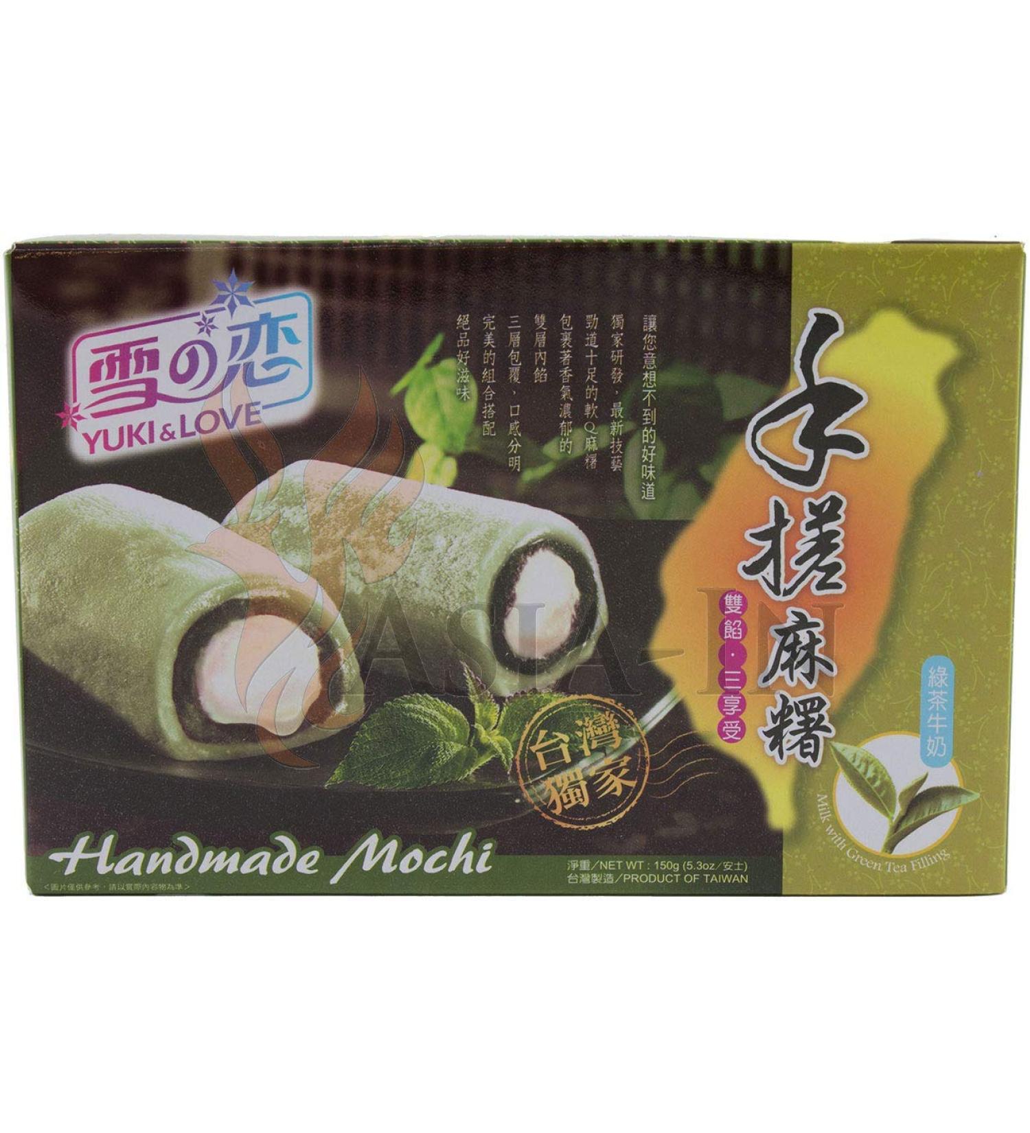 Yuki & Love Mochi (milk With Green Tea) - Box 180g - Buy Online on GoSupps.com