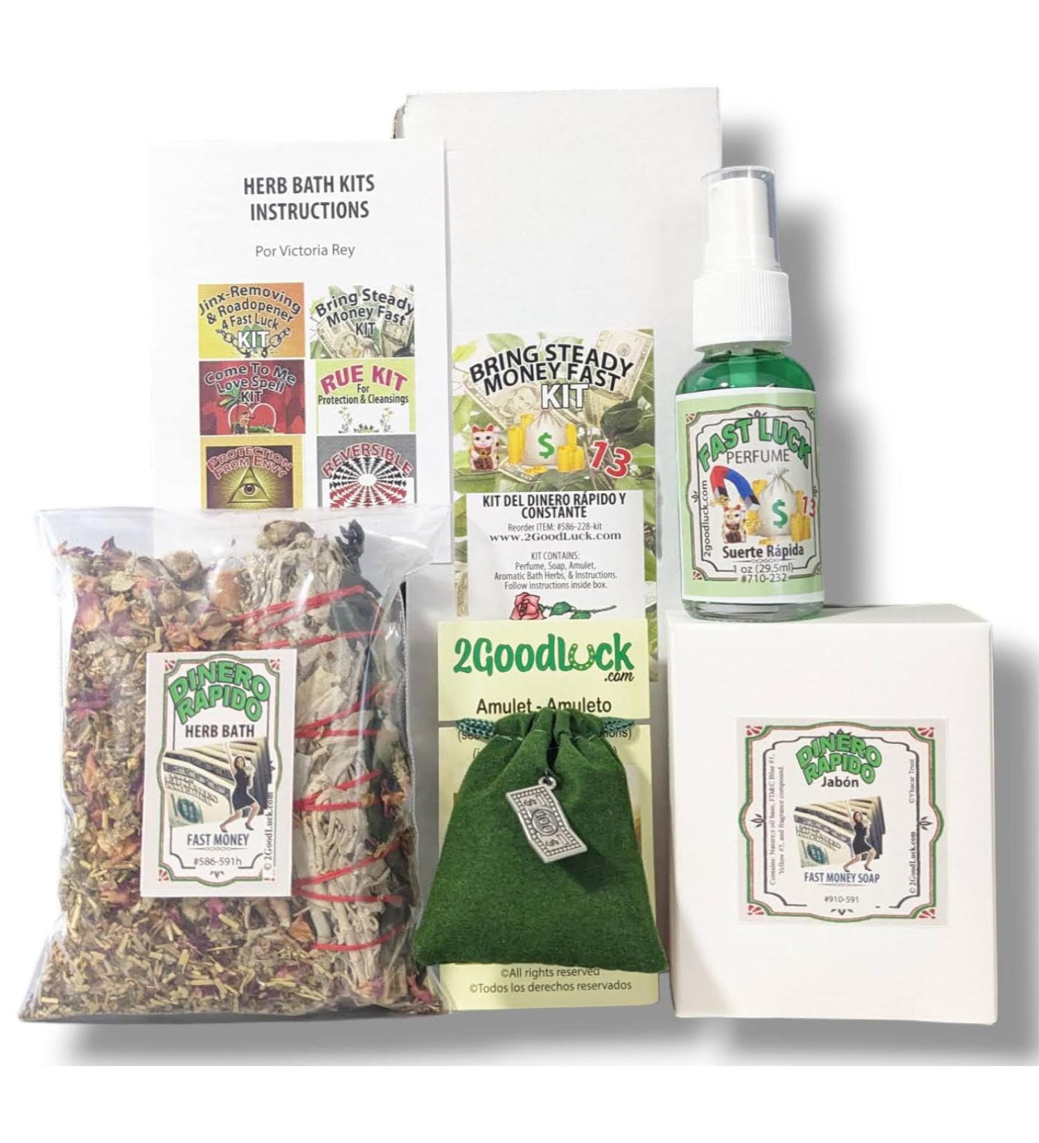 Bring Steady Money Fast Kit | Rituals & Spells Perfume | Dinero R pido Y Constante - Buy Online on GoSupps.com