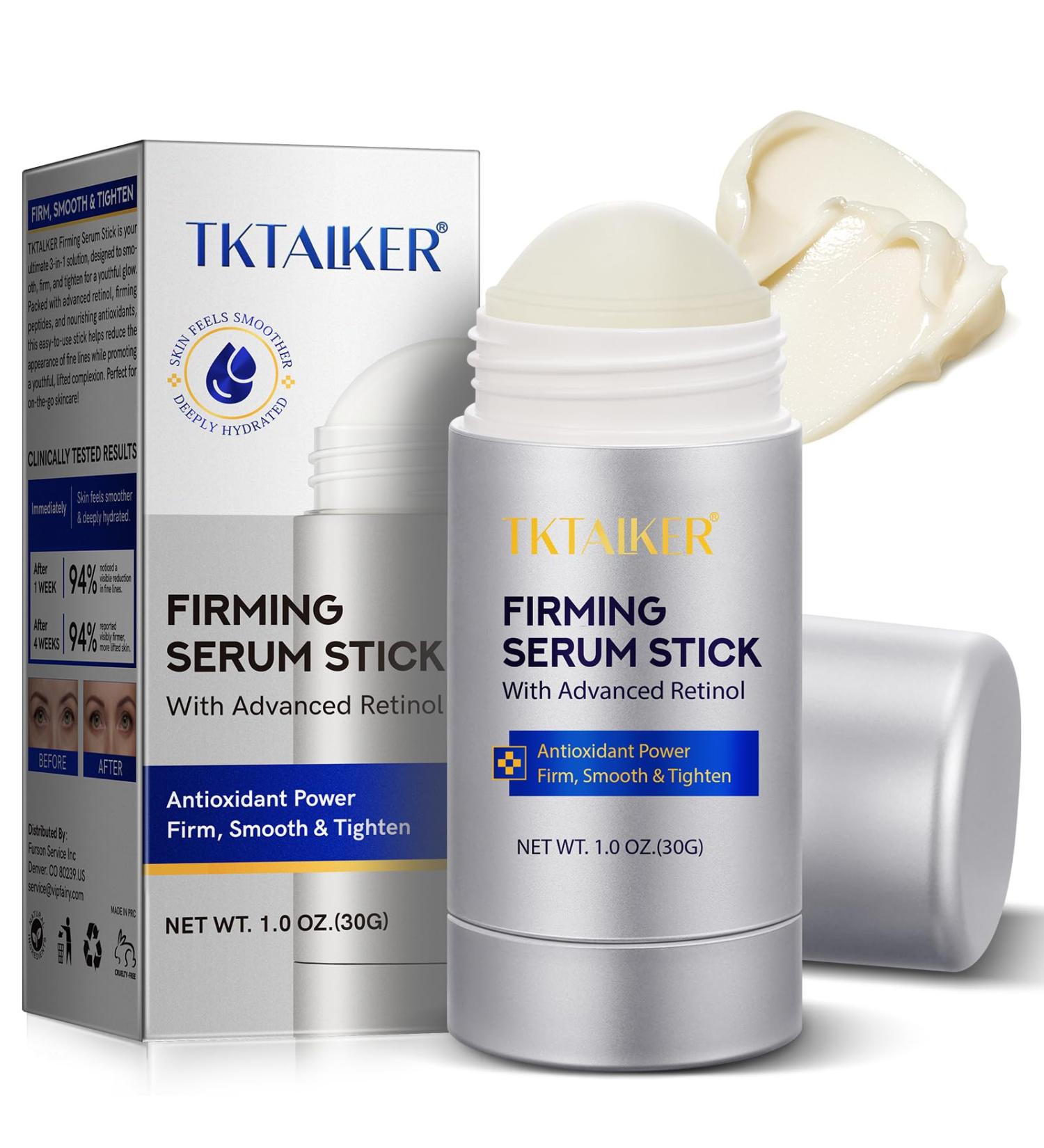 Advanced Retinol Firming Stick Antioxidant-Enriched and Peptde to Visibly Tighten and Firm Wrinkles and Laugh Lines Visible Results in 3-4 Weeks 1.0 Oz - Buy Online on GoSupps.com